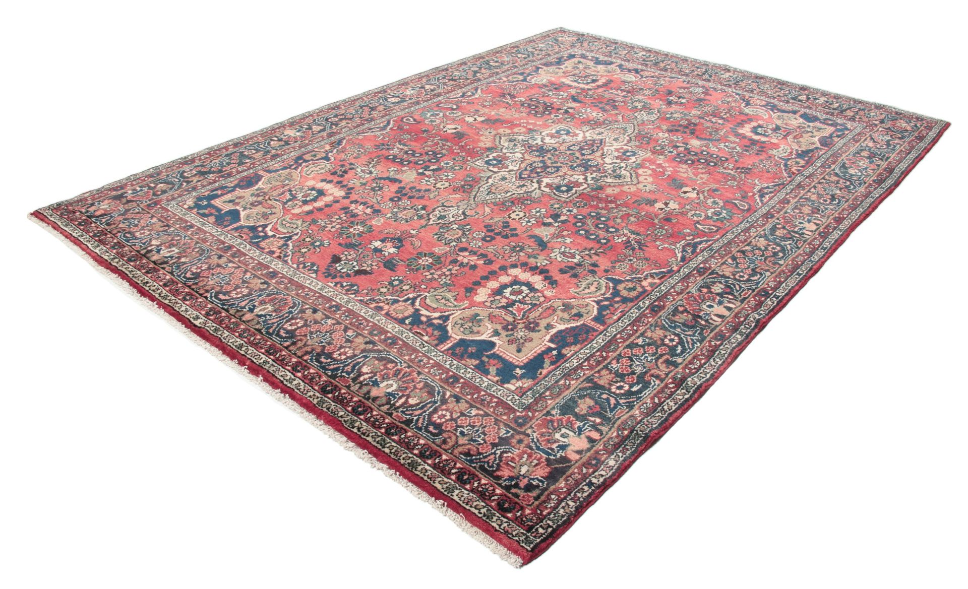 Hamadan Persian Rug — hand-knotted, 212 × 312 cm