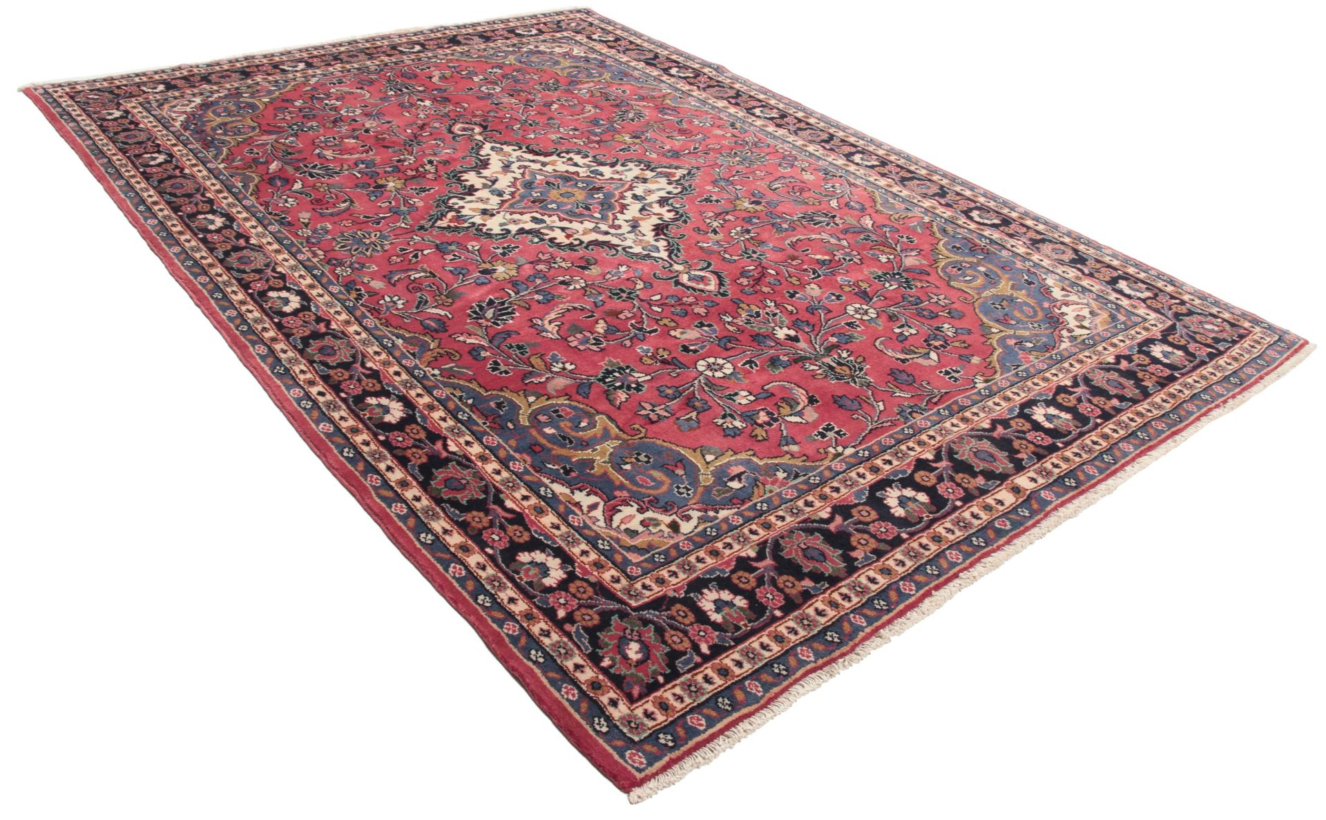Hamadan Persian Rug — hand-knotted, 206 × 287 cm