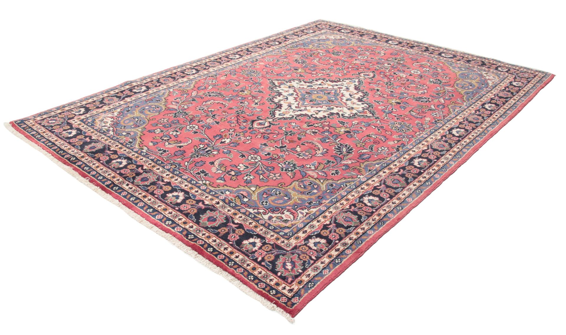 Hamadan Persian Rug — hand-knotted, 206 × 287 cm