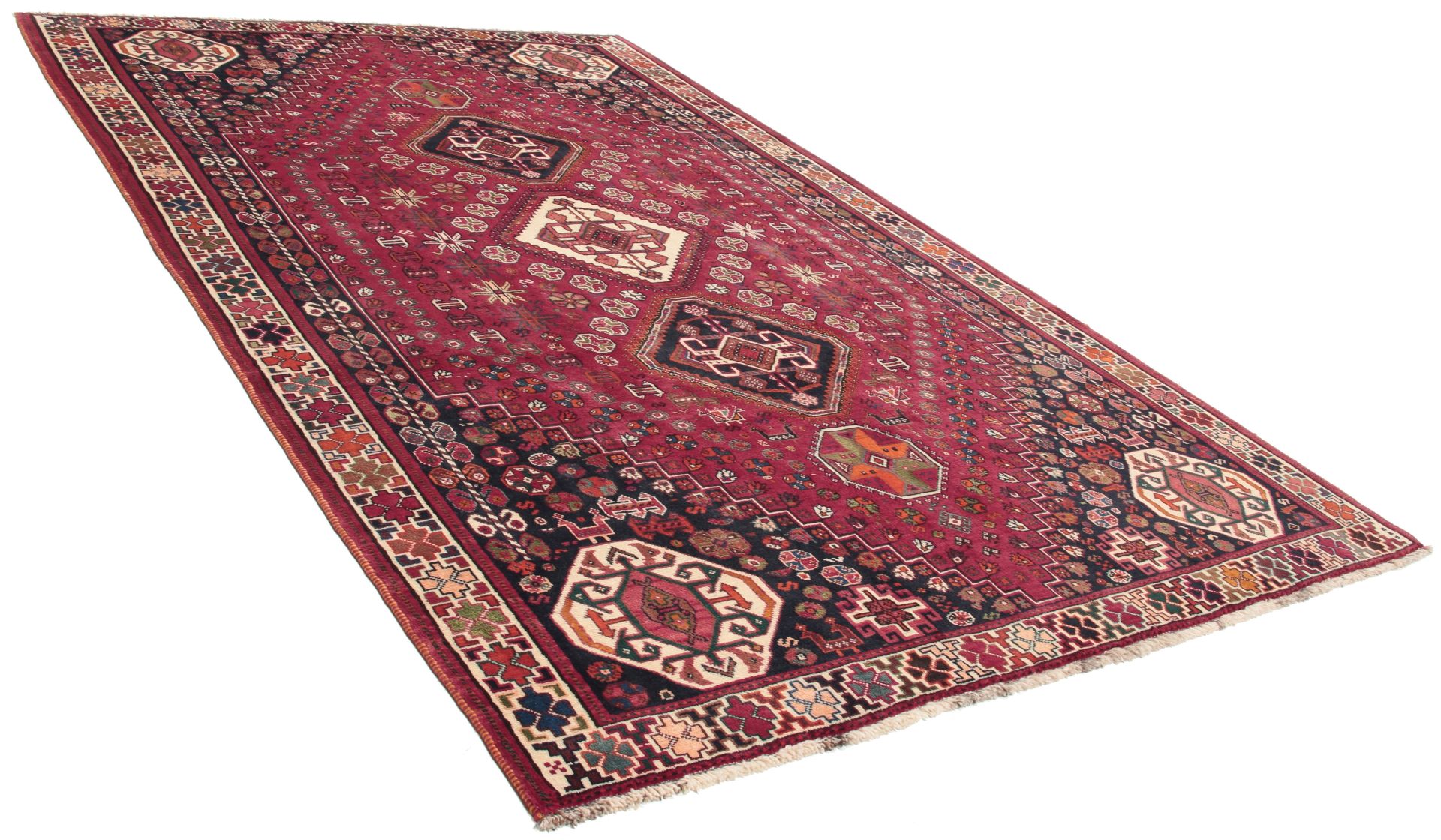 Qashqai Persian Rug 180 × 295 cm, Wool, hand-knotted
