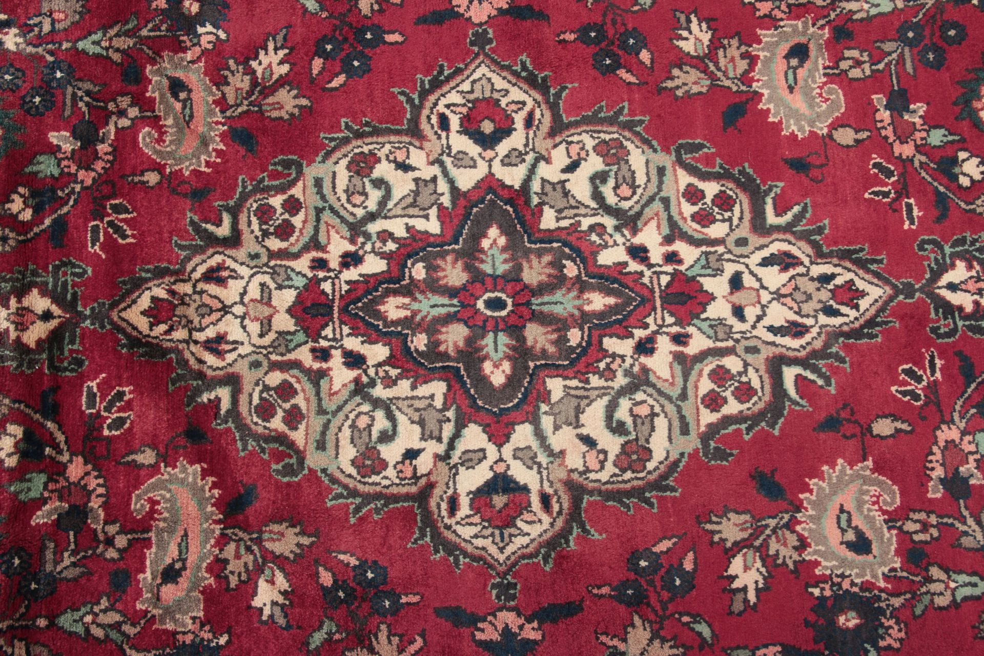 Hamadan Persian Rug — hand-knotted, 215 × 312 cm