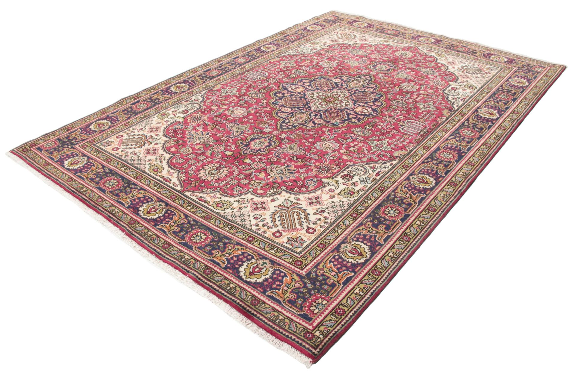 Tabriz Persian Rug — hand-knotted, 200 × 296 cm