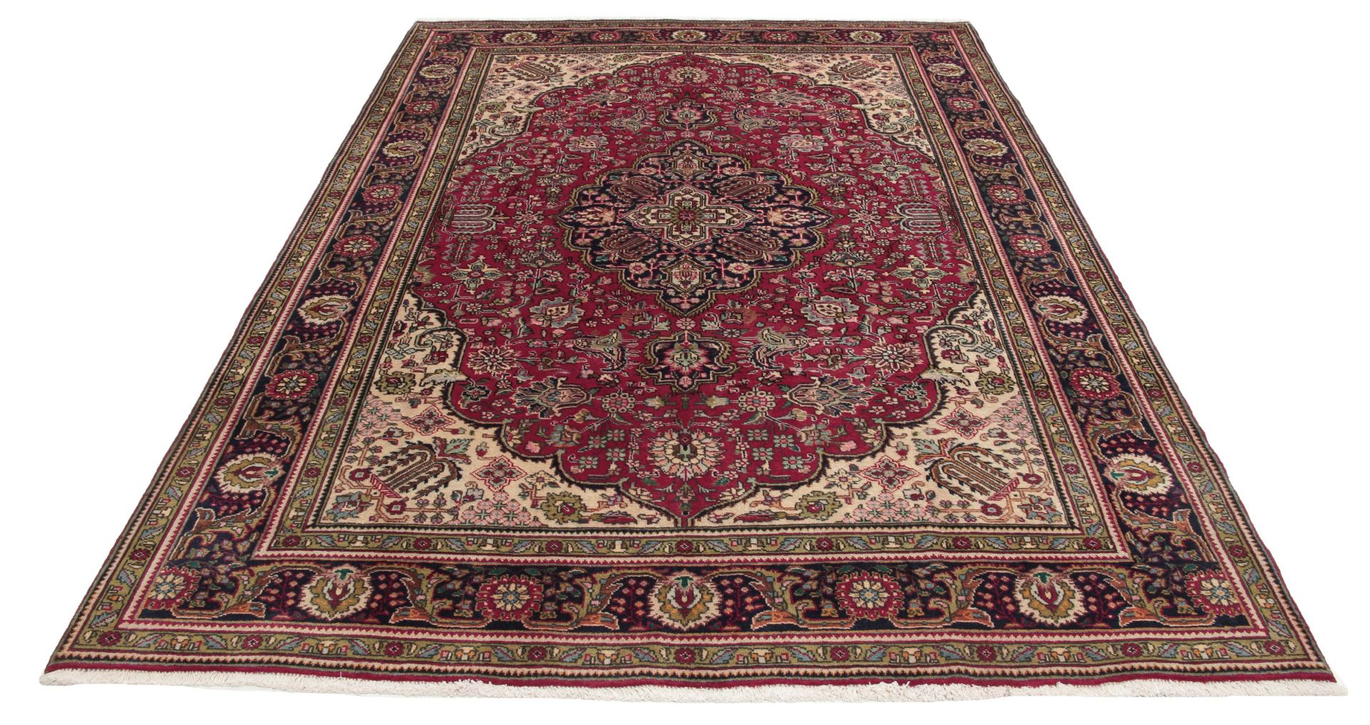 Tabriz Persian Rug — hand-knotted, 200 × 296 cm