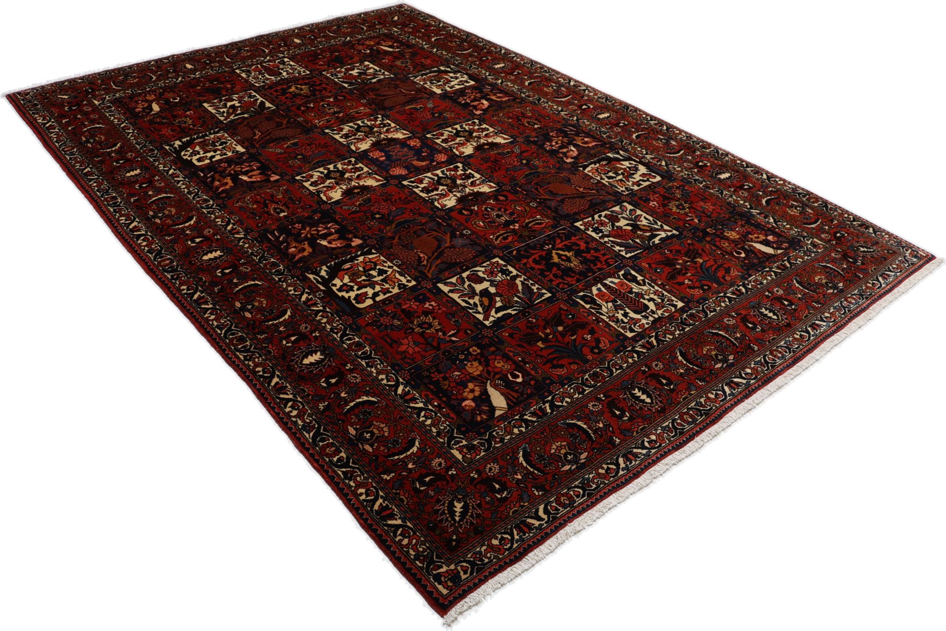 Bakhtiari Persian Rug — hand-knotted, 217 × 315 cm, Wool