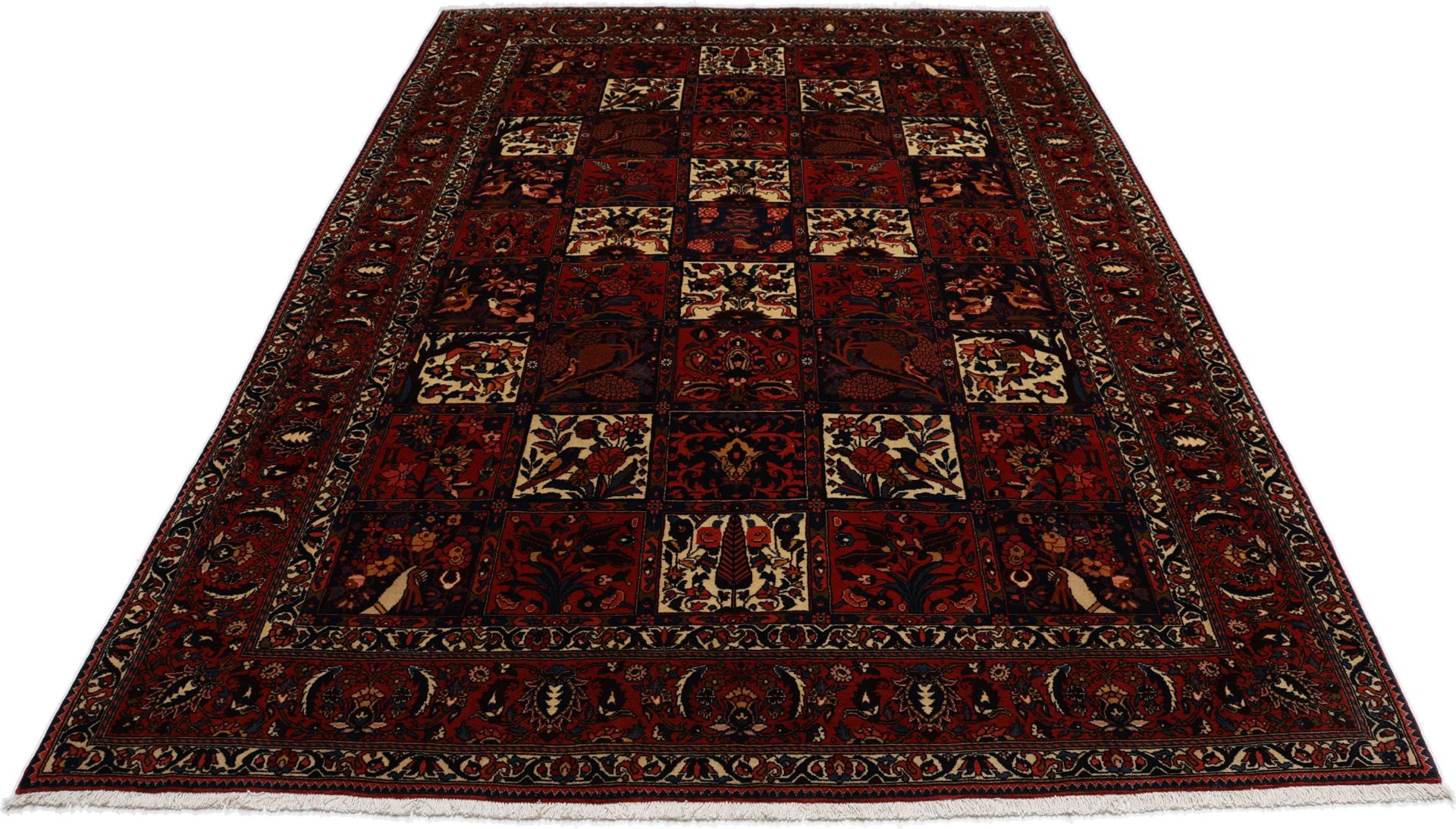 Bakhtiari Persian Rug — hand-knotted, 217 × 315 cm, Wool