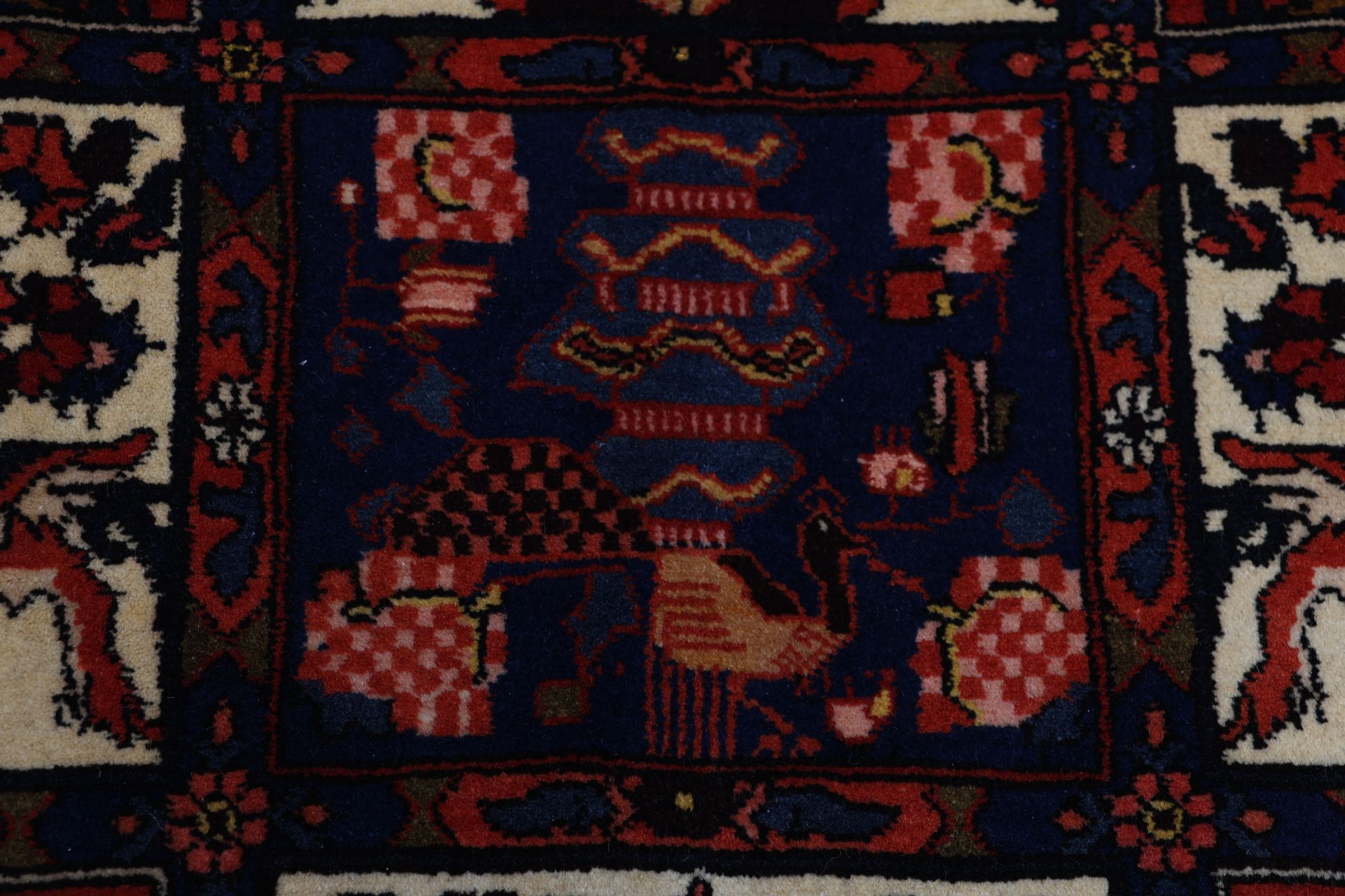 Bakhtiari Persian Rug — hand-knotted, 217 × 315 cm, Wool