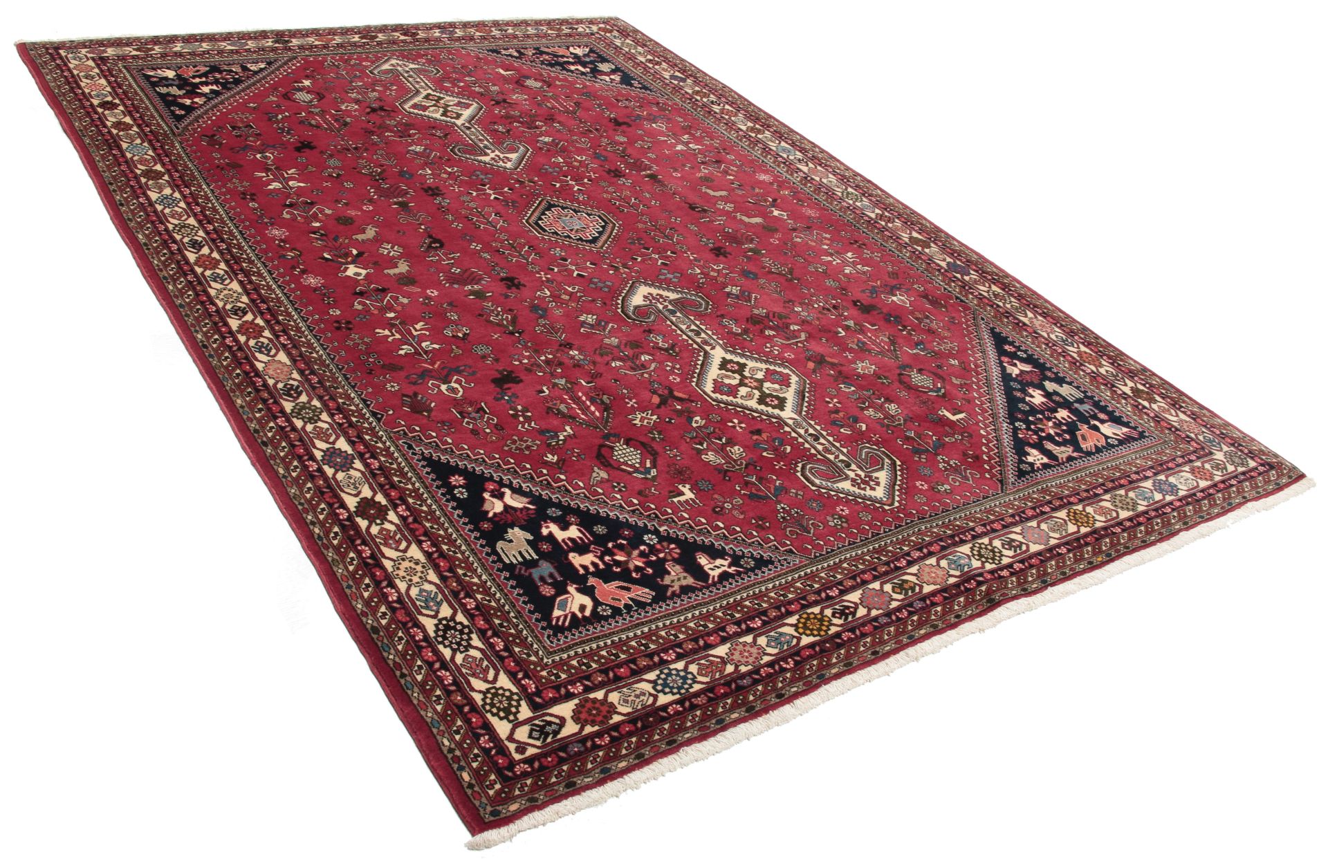 Persian Rug — hand-knotted, 200 × 290 cm, Wool