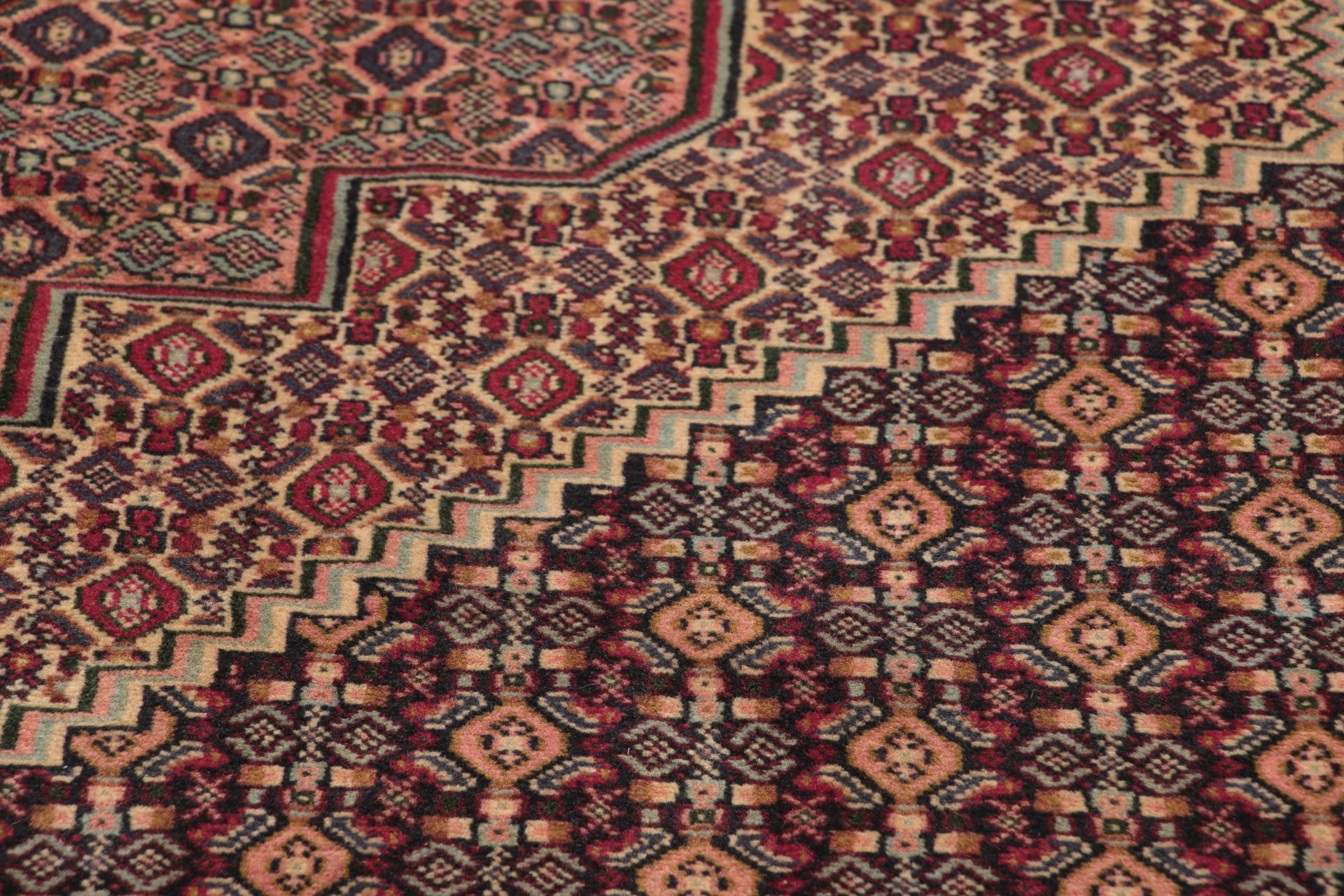 Hand-Knotted Wool Persian Rug, 203 × 310 cm