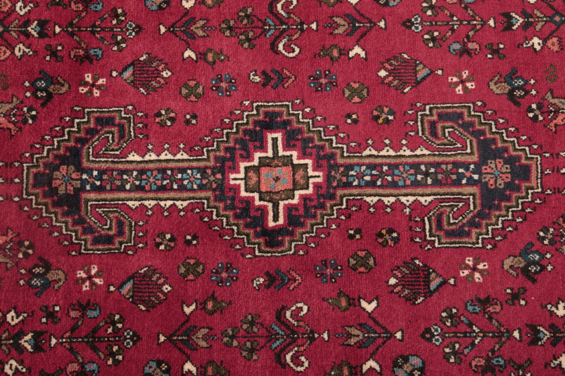 Hand-Knotted Wool Persian Rug, 202 × 297 cm