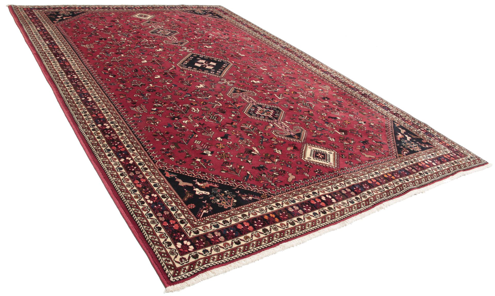 Persian Rug — hand-knotted, 197 × 298 cm, Wool