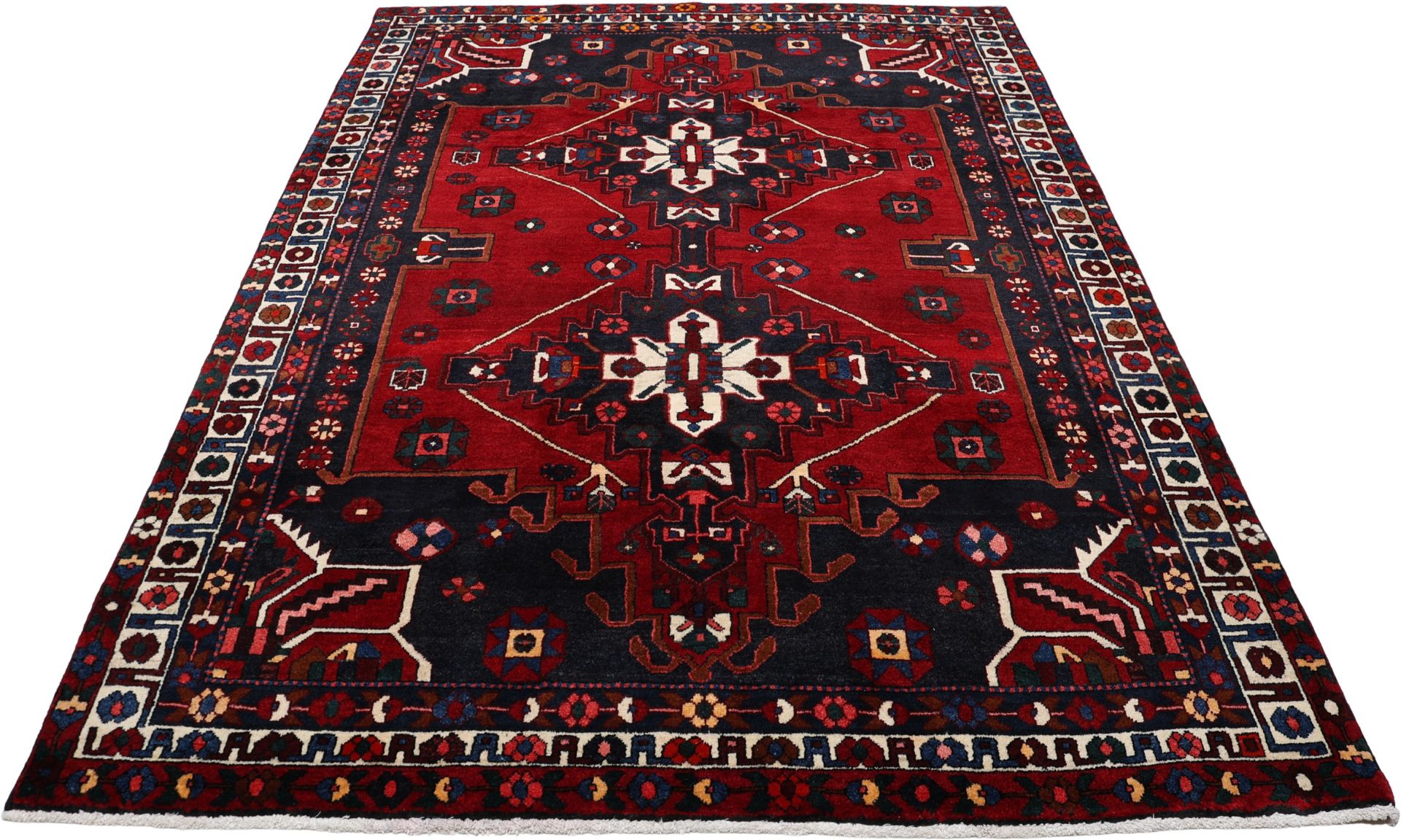 Bakhtiari Persian Rug 210 × 290 cm, Wool, hand-knotted