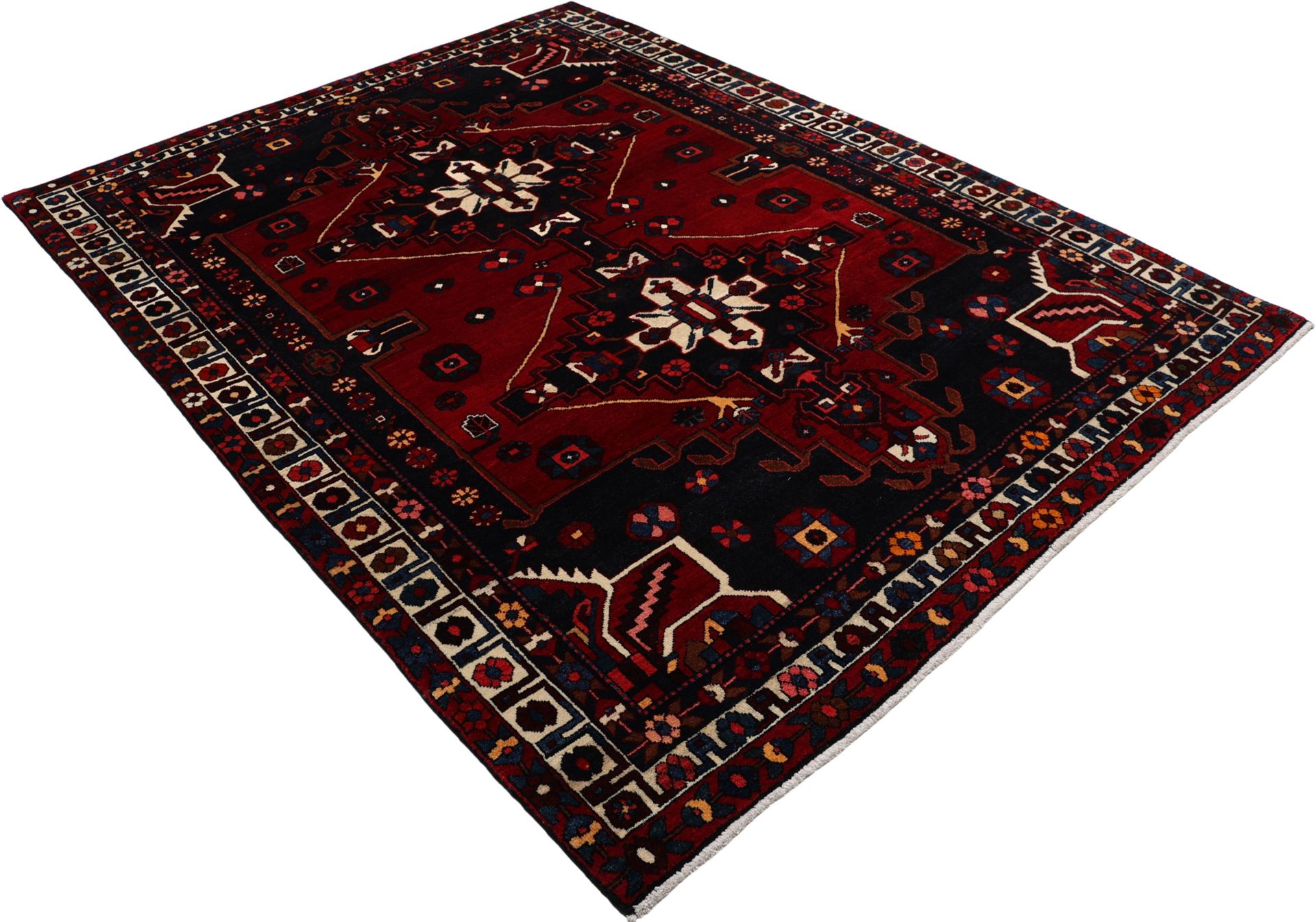 Bakhtiari Persian Rug 210 × 290 cm, Wool, hand-knotted