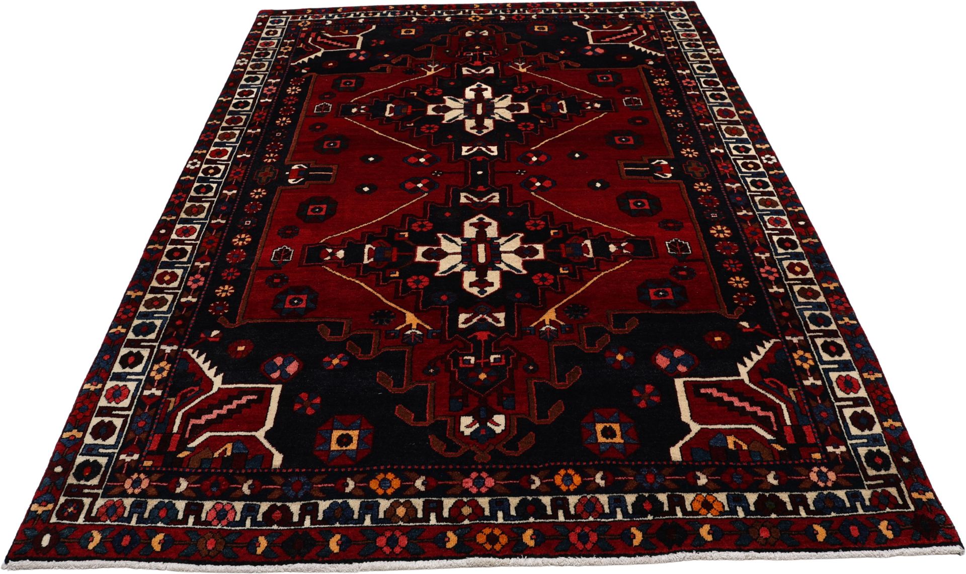 Bakhtiari Persian Rug 210 × 290 cm, Wool, hand-knotted