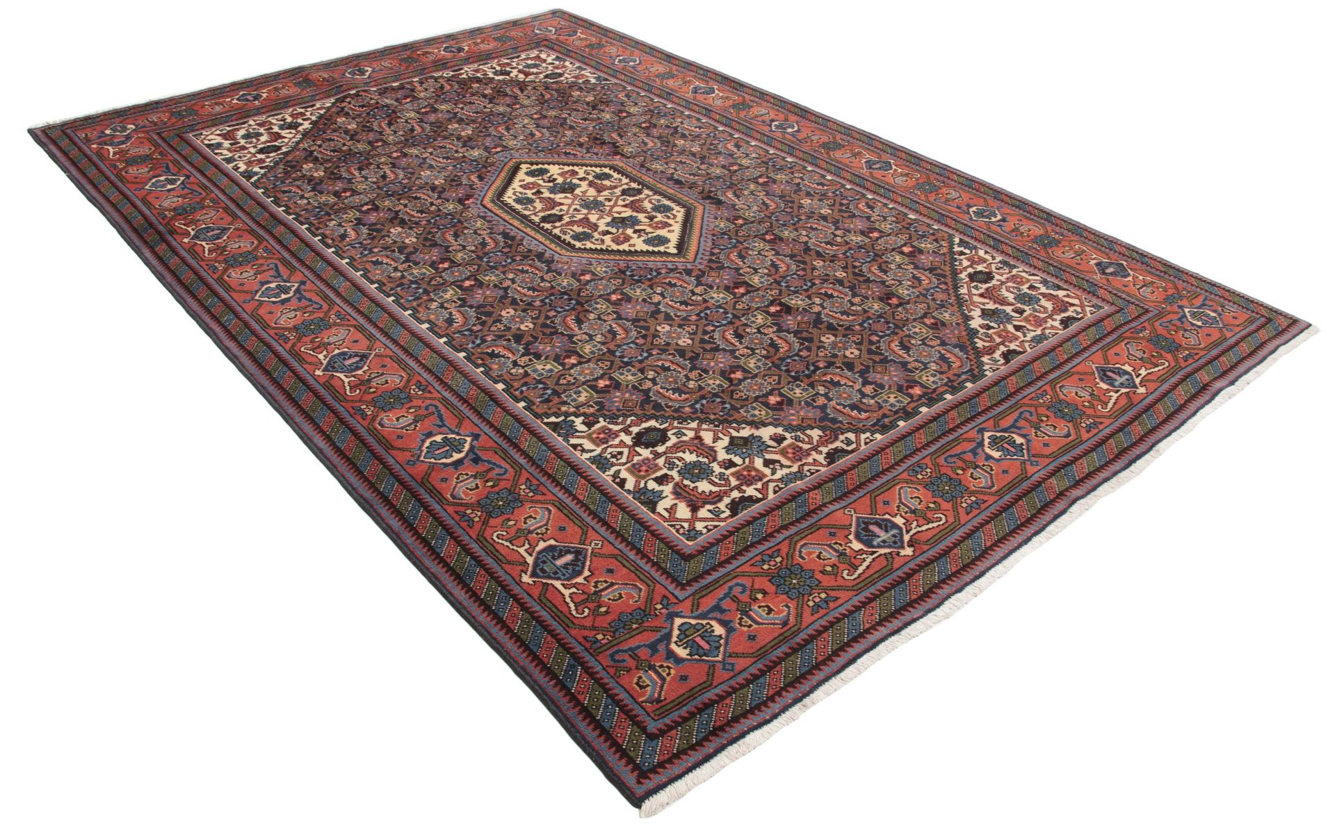 Ardebil Persian Rug — hand-knotted, 200 × 290 cm, Silk