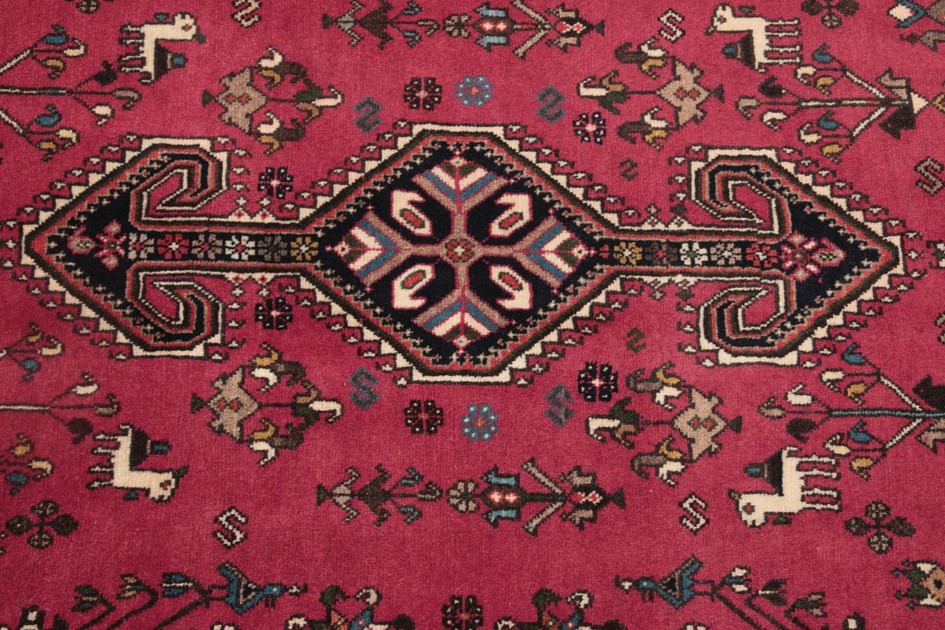 Hand-Knotted Wool Persian Rug, 205 × 300 cm