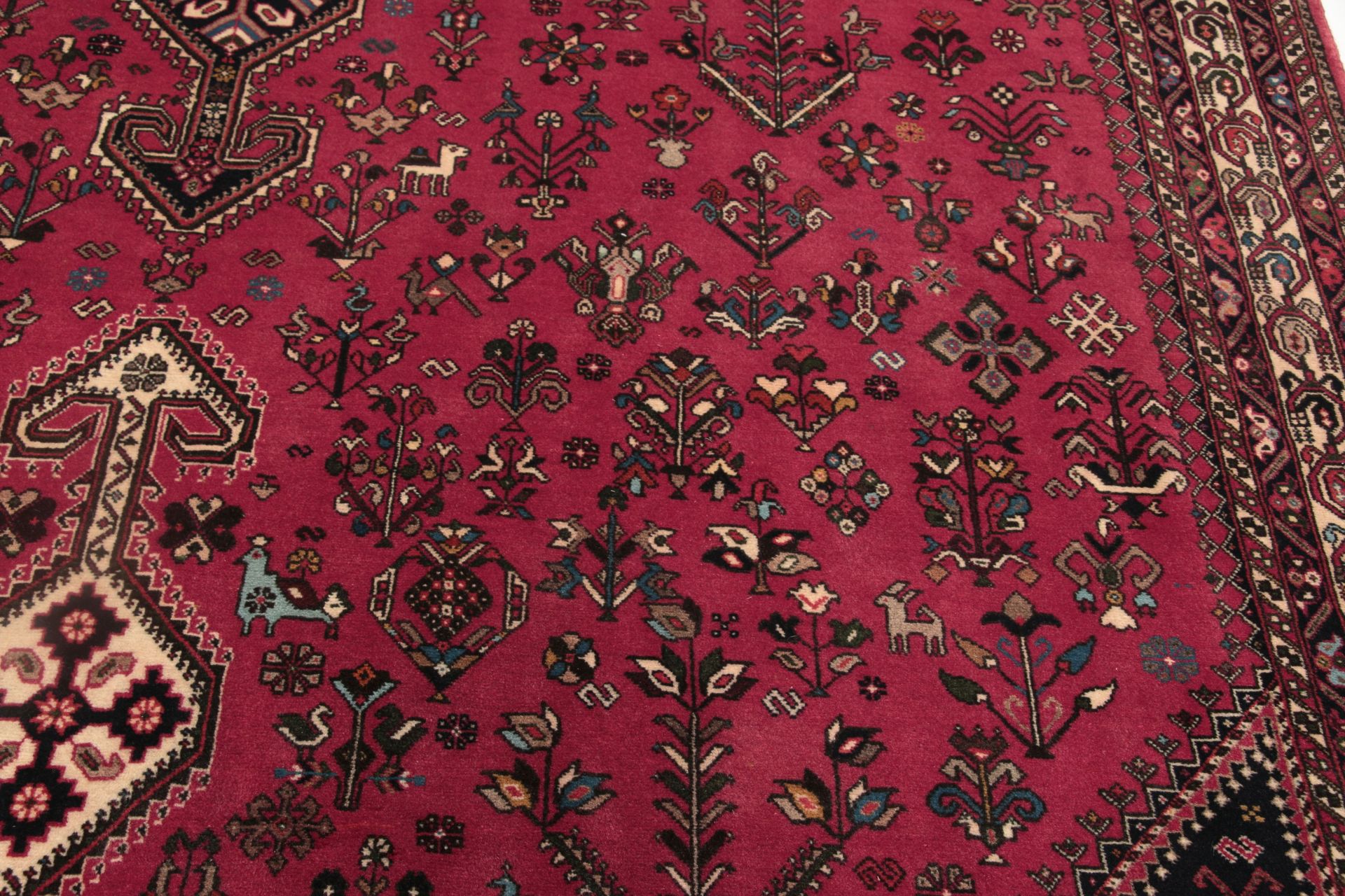 Hand-Knotted Wool Persian Rug, 205 × 300 cm