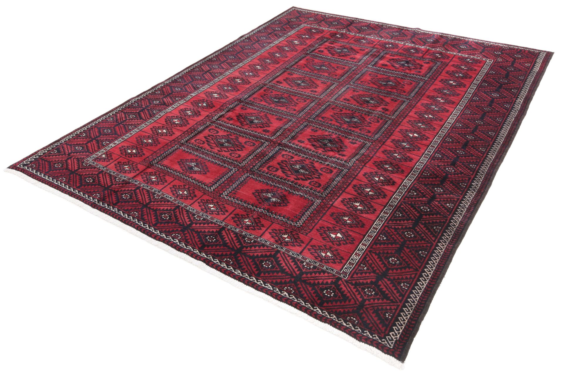 Baluch Persian Rug — hand-knotted, 210 × 290 cm, Wool