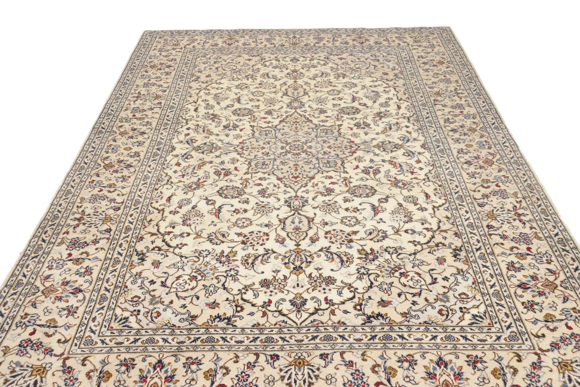 Kashan Persian Rug 195 × 299 cm, Wool, hand-knotted