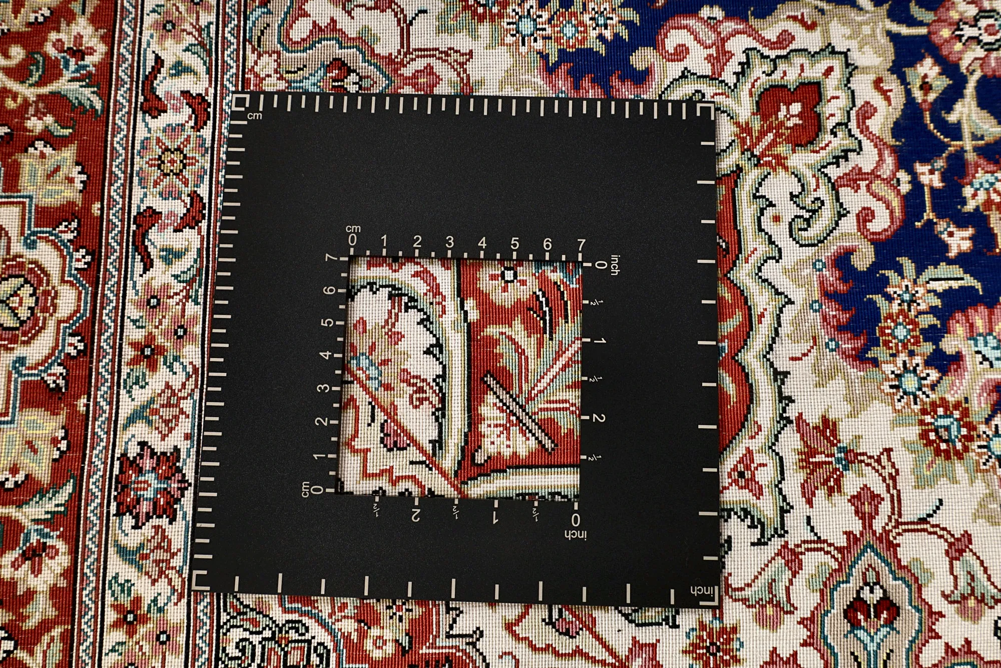 Hand-Knotted Silk Qom Persian Rug, 154 × 102 cm