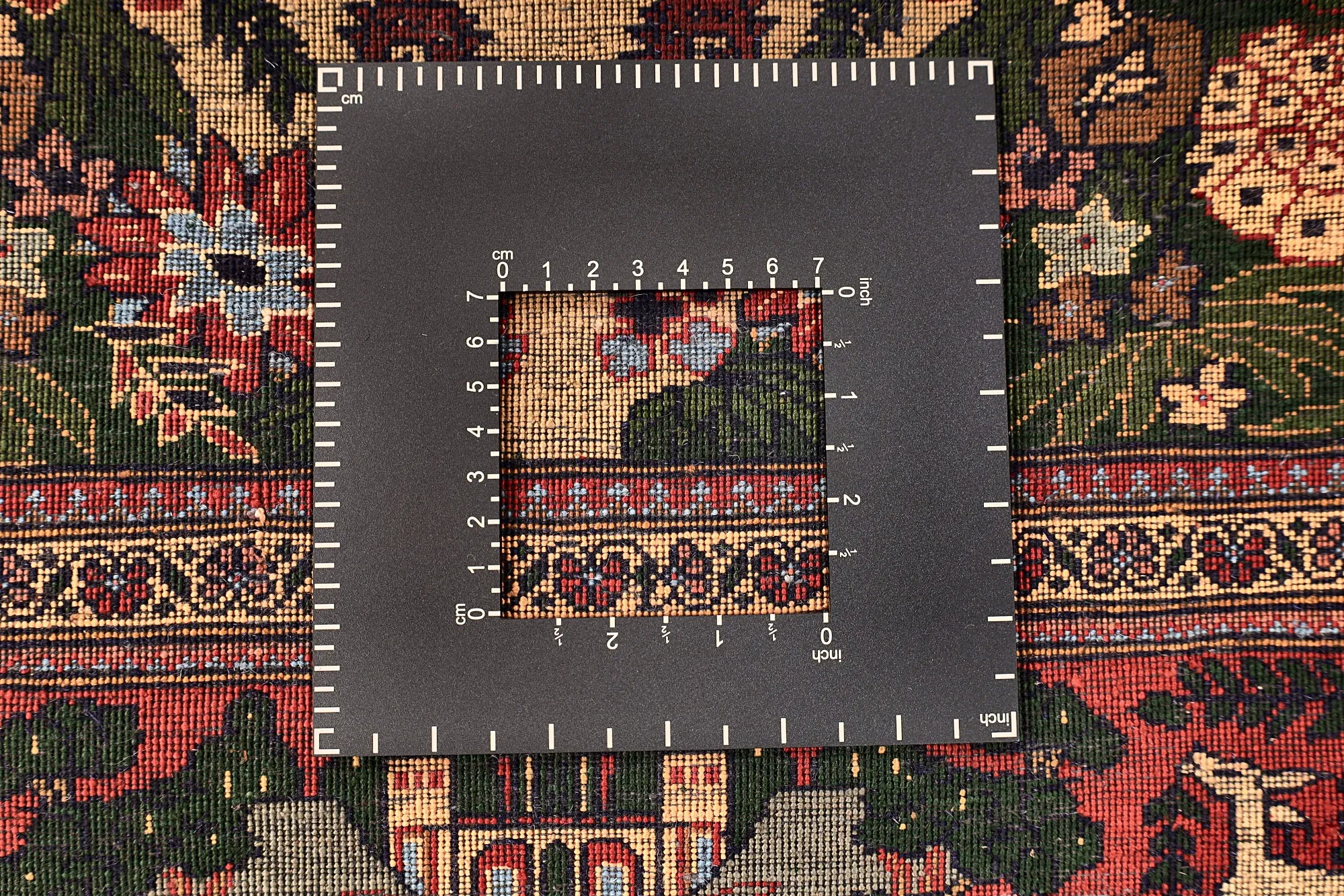 Hand-Knotted Silk Persian Rug, 153 × 94 cm