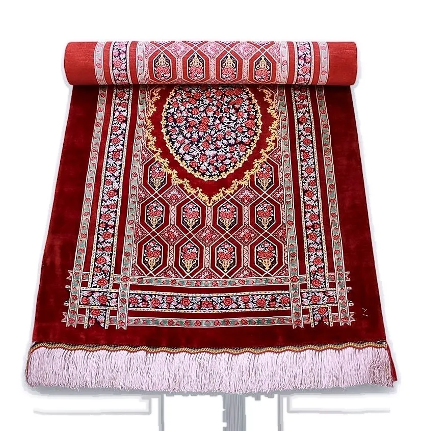 118092-05 Hand-Knotted Silk Qom Persian Rug, 308 × 80 cm