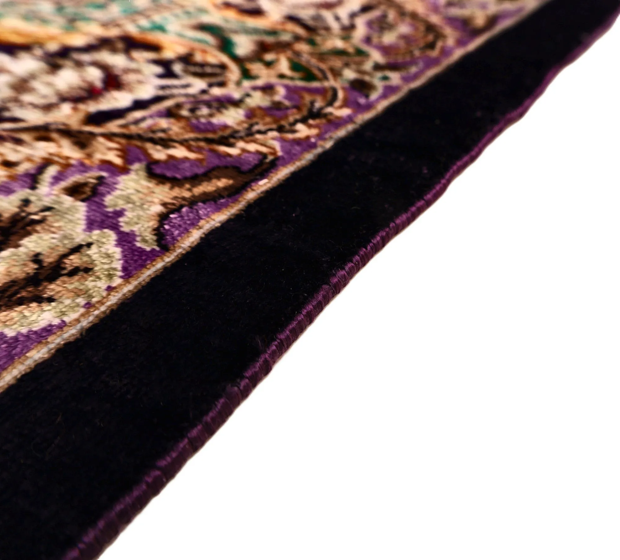 Qom Persian Rug 195 × 136 cm, Silk, hand-knotted