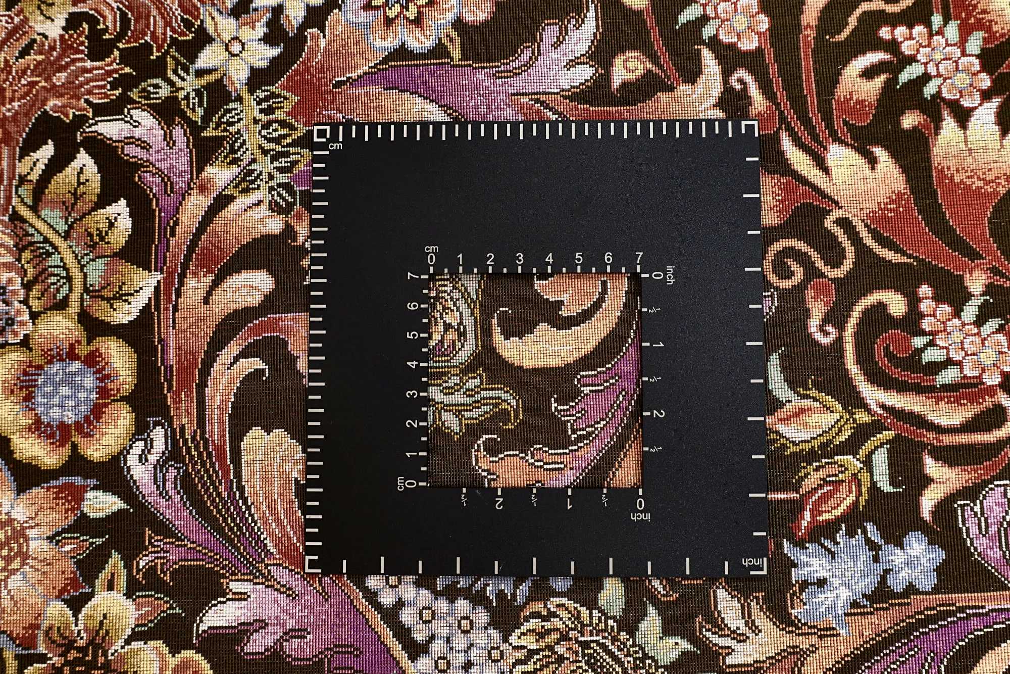Qom Persian Rug 200 × 140 cm, Silk, hand-knotted