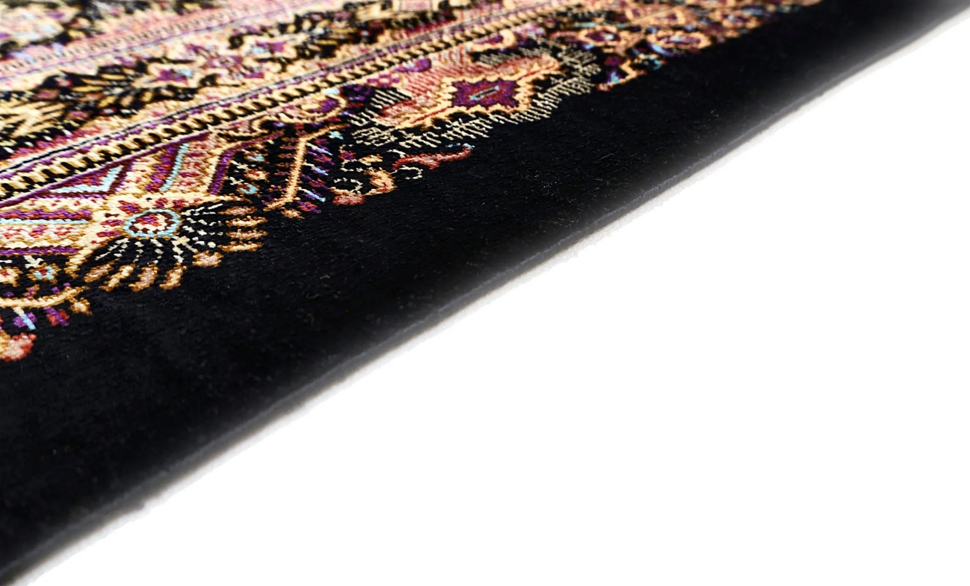 Qom Persian Rug 205 × 135 cm, Silk, hand-knotted