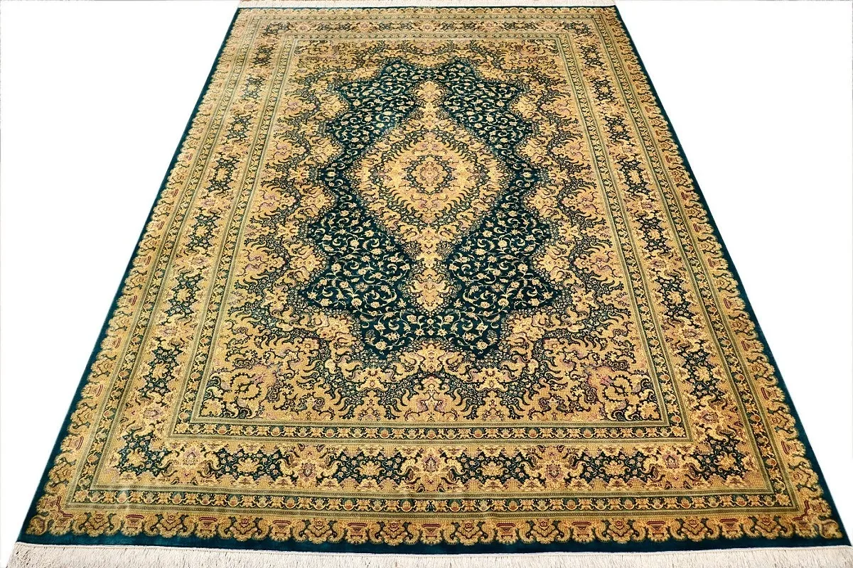 118134-03 Qom Persian Rug — hand-knotted, 325 × 255 cm, Silk