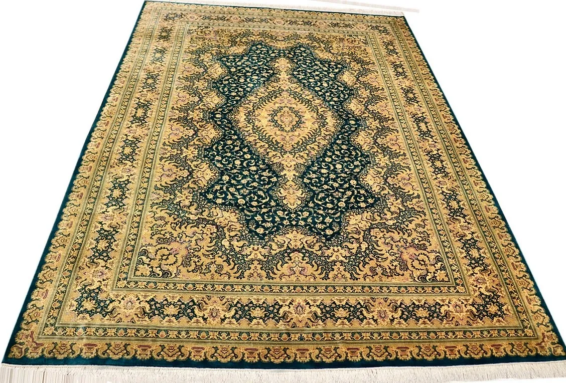 118134-04 Qom Persian Rug — hand-knotted, 325 × 255 cm, Silk