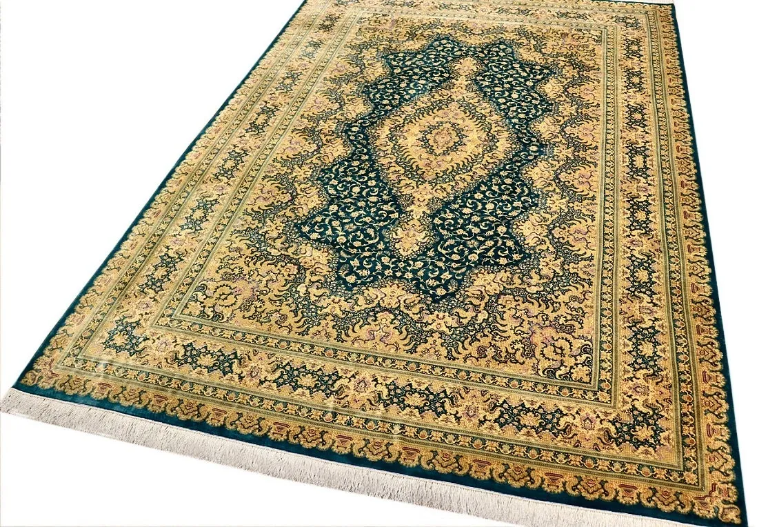 118134-05 Qom Persian Rug — hand-knotted, 325 × 255 cm, Silk
