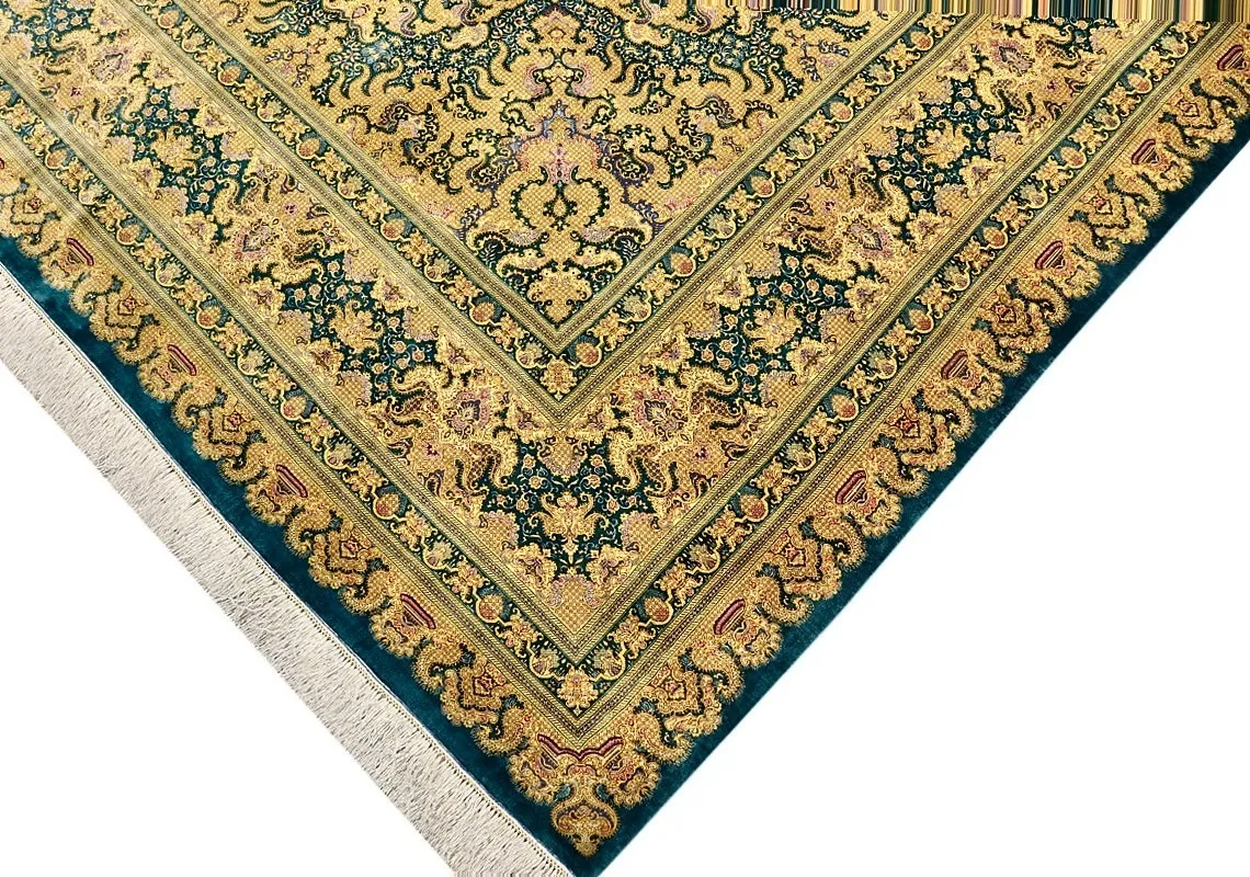 118134-07 Qom Persian Rug — hand-knotted, 325 × 255 cm, Silk
