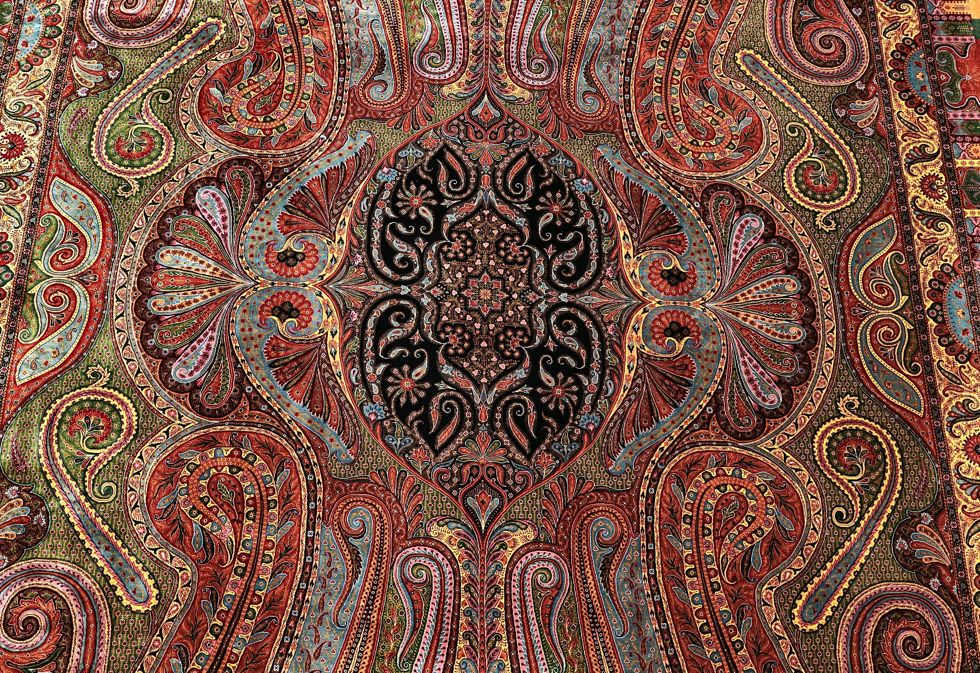 Qom Persian Rug 300 × 200 cm, Silk, hand-knotted