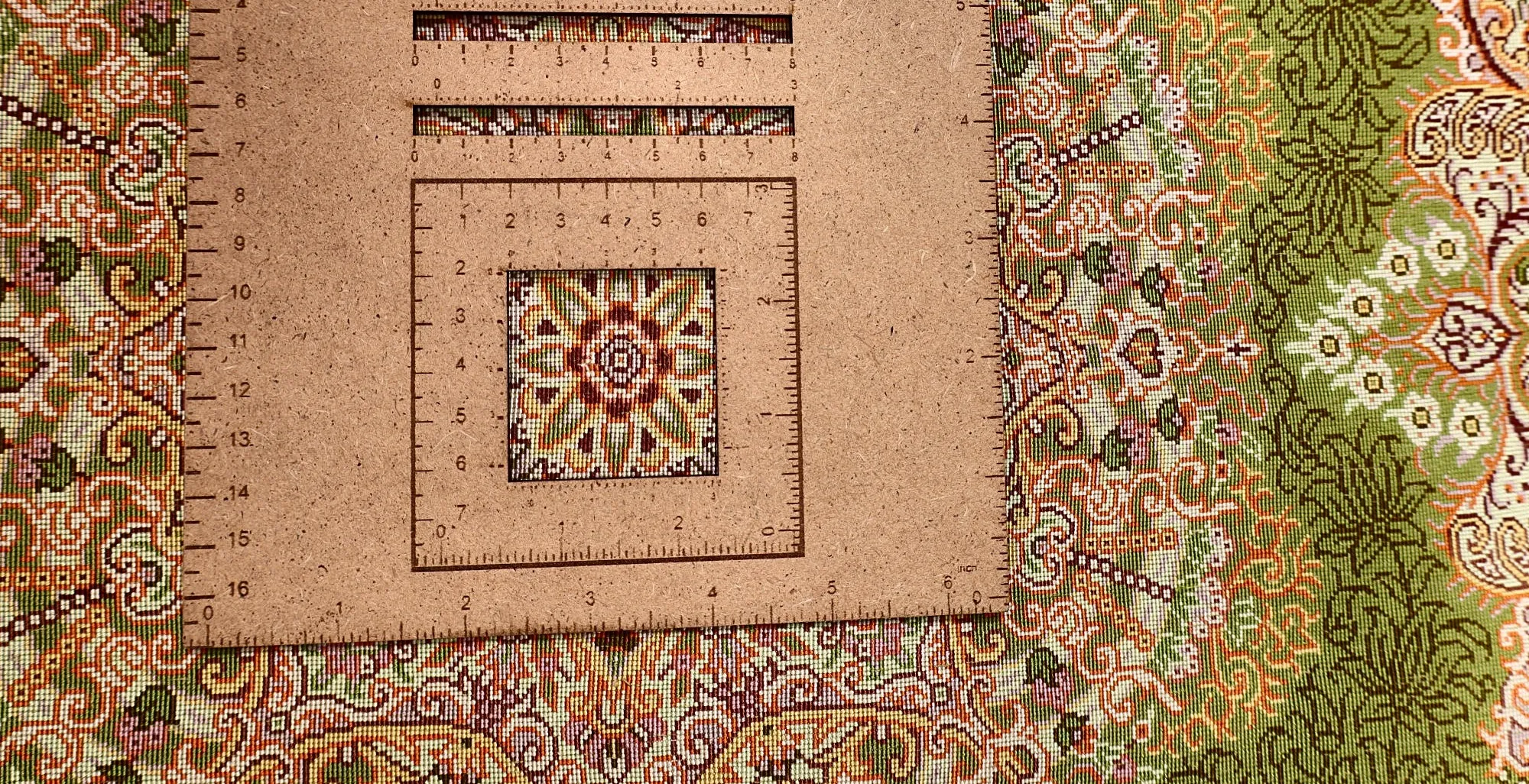 Persian Rug 97 × 64 cm, Silk, hand-knotted