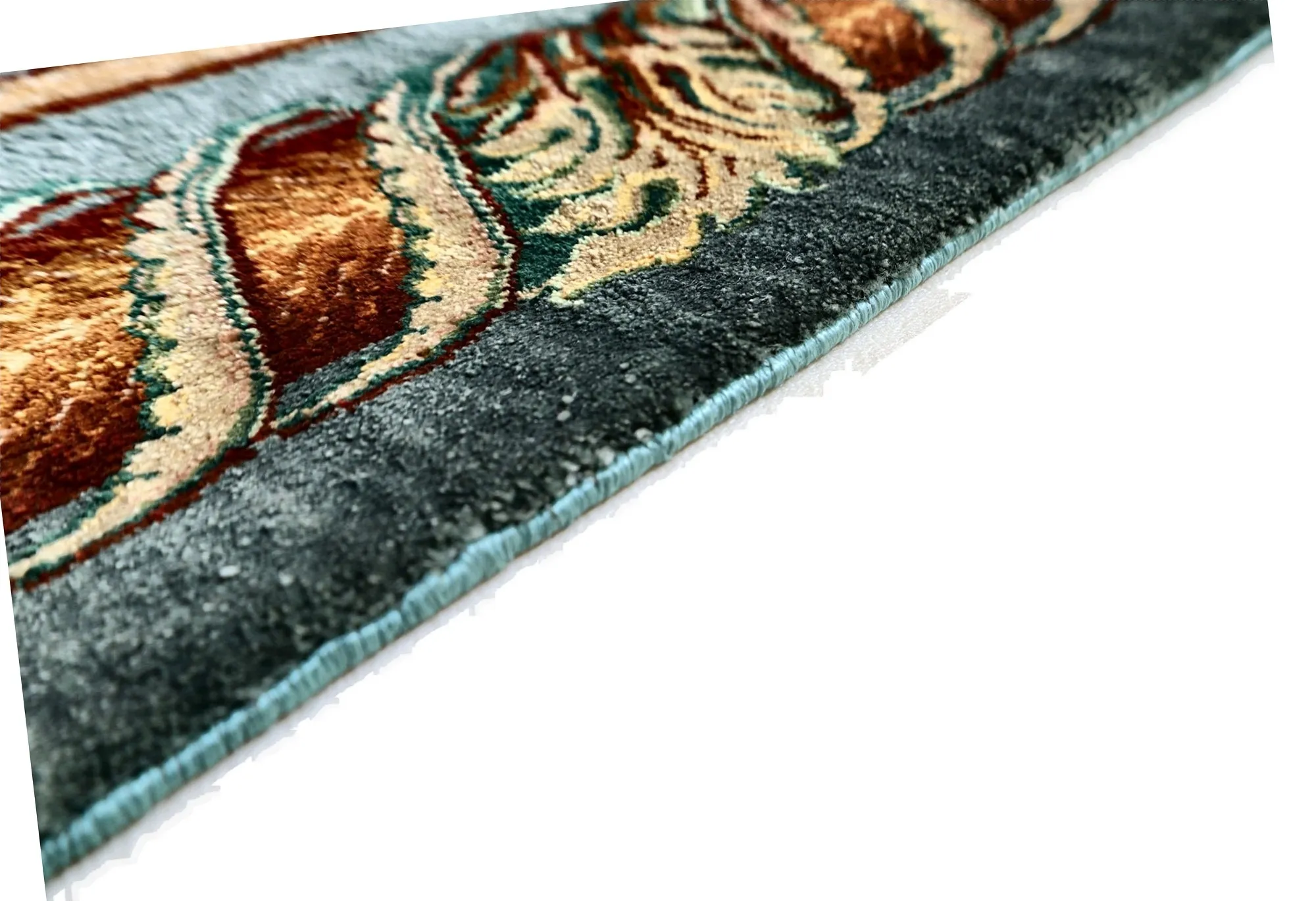 Hand-Knotted Silk Qom Persian Rug, 202 × 138 cm