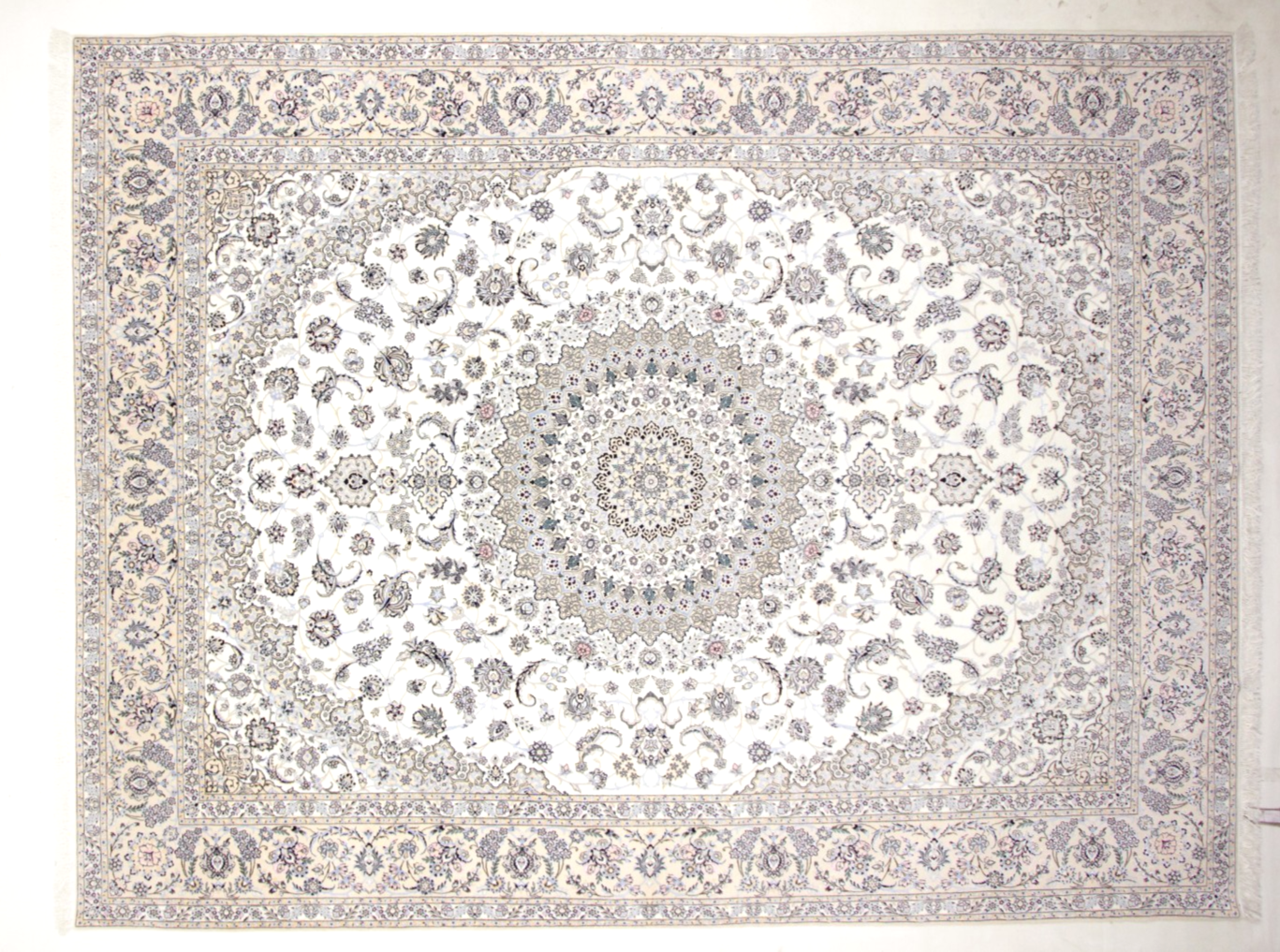 perserteppich-nain-410-x-312-cm-wolle-und-seide-handgeknupft Oriental Rug 410 × 312 cm, Silk, hand-knotted