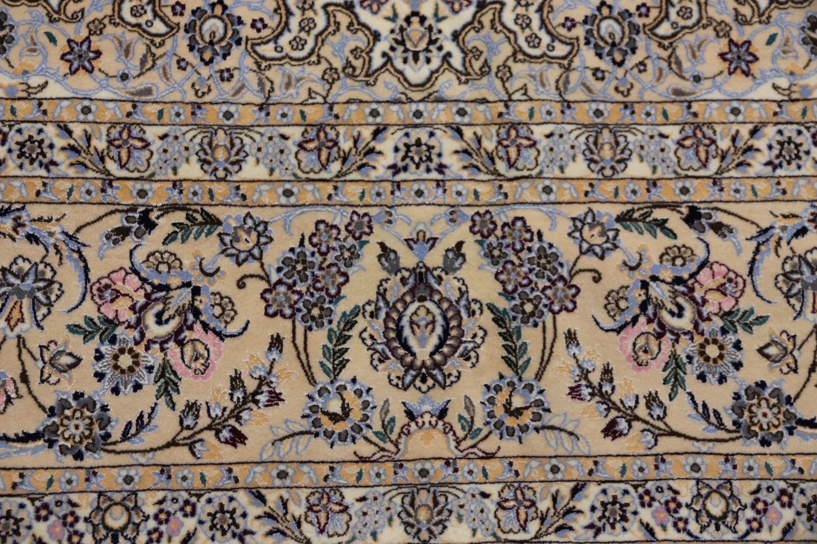 perserteppich-nain-6la-410-x-312-cm-wolle-und-seide-handgeknupft-2 Oriental Rug 410 × 312 cm, Silk, hand-knotted