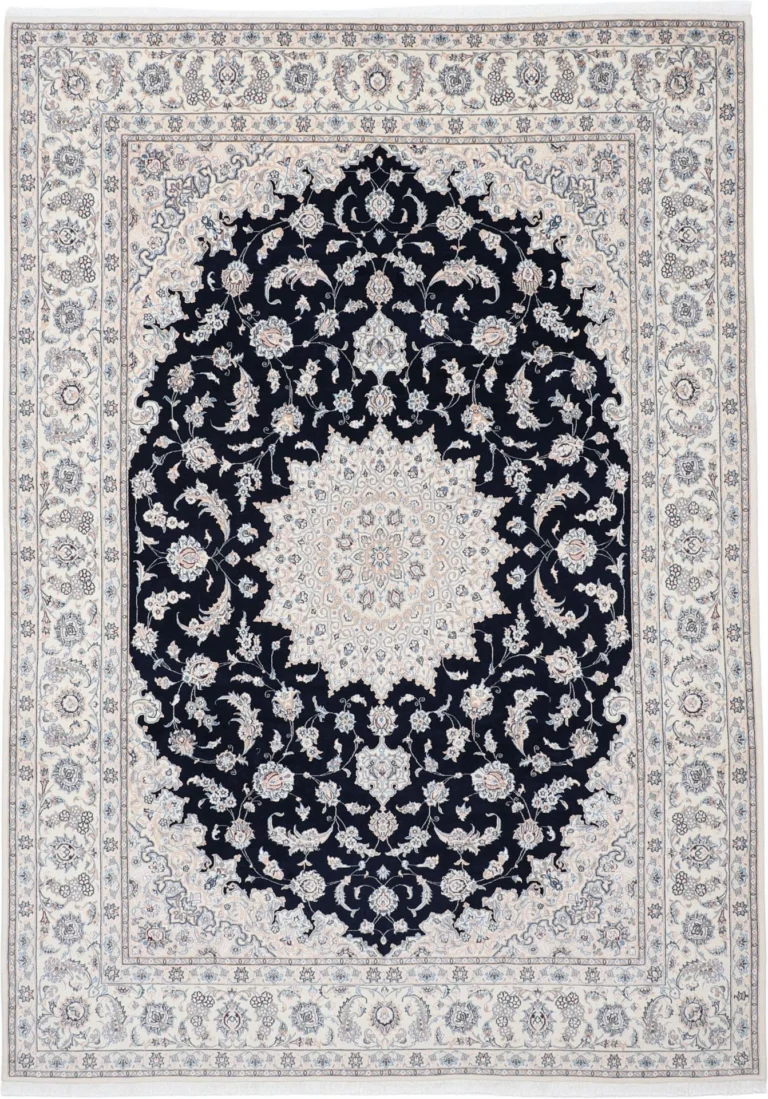 Nain Persian Rug 250 × 350 cm, Wool & Silk, hand-knotted