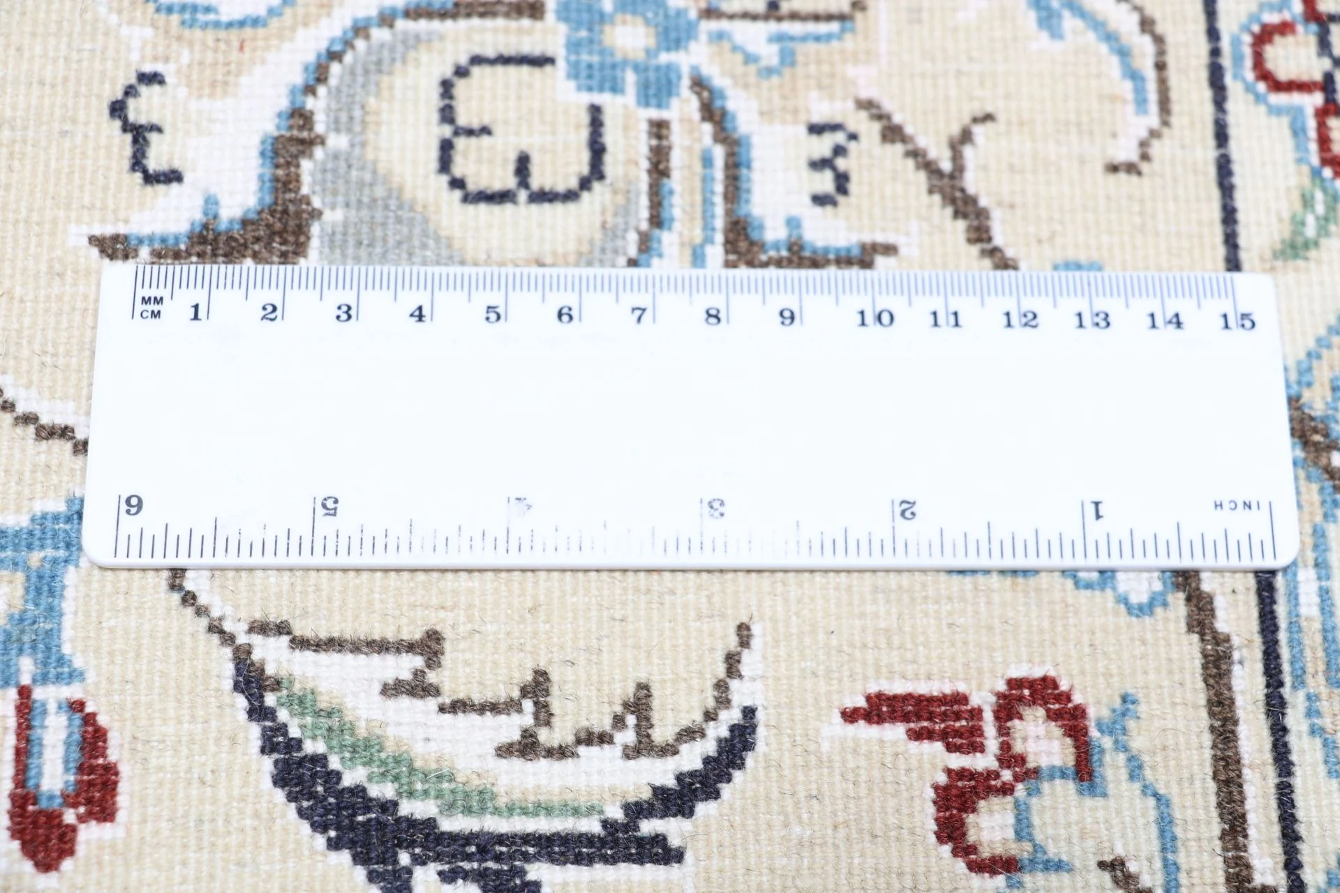 Nain Persian Rug — hand-knotted, 240 × 350 cm, Wool & Silk