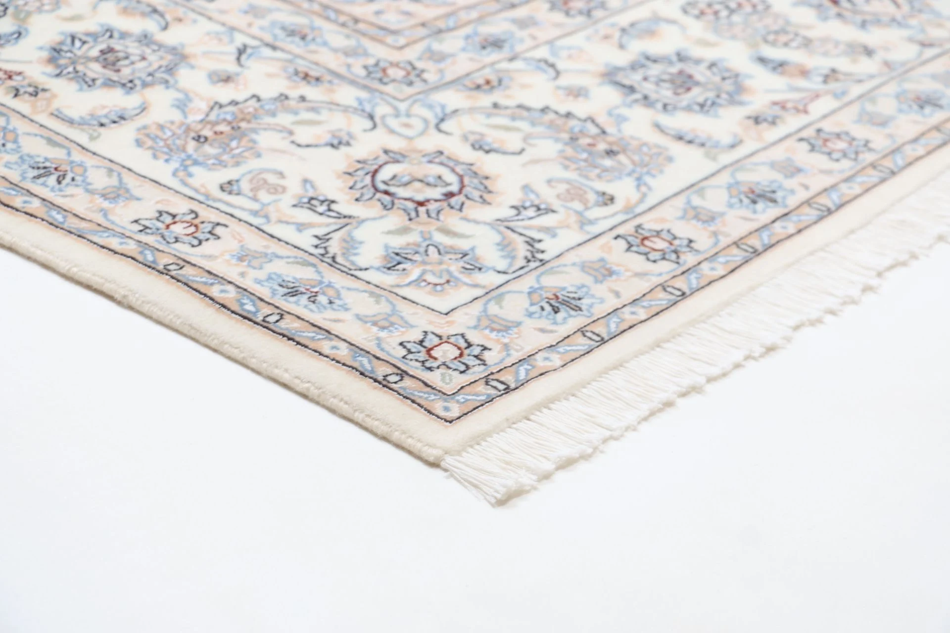 Nain Persian Rug 250 × 350 cm, Wool & Silk, hand-knotted