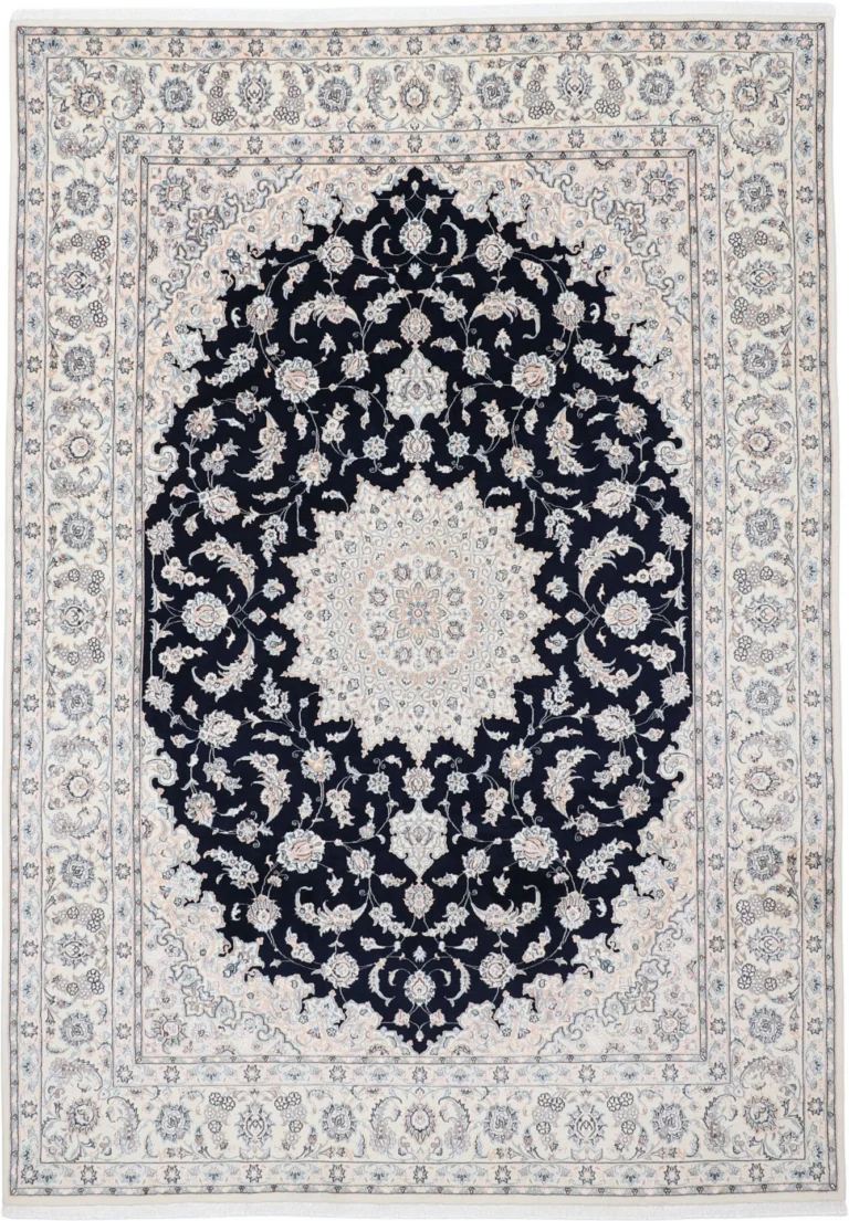 Nain Persian Rug 250 × 350 cm, Wool & Silk, hand-knotted