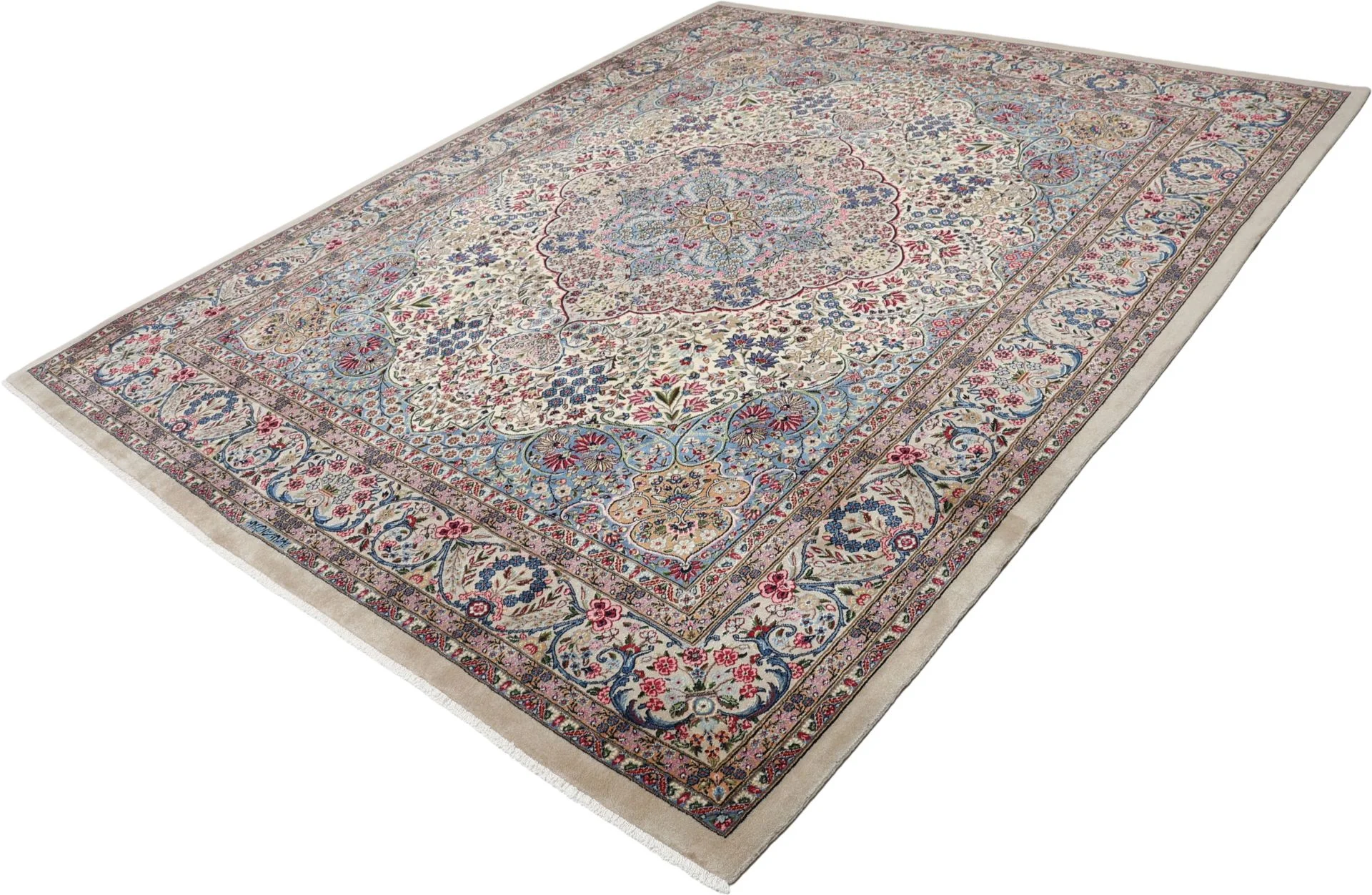 perserteppich-kirman-248-x-300-cm-schurwolle-handgeknupft-42 Kerman Persian Rug 248 × 300 cm, Wool, hand-knotted