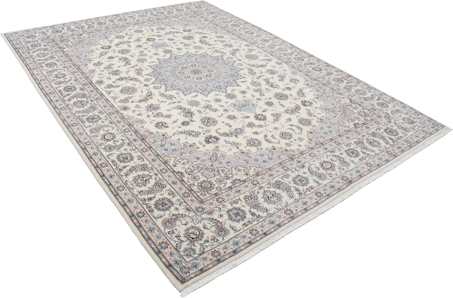 perserteppich-nain-253-x-345-cm-schurwolle-seide-handgeknupft-3 Hand-Knotted Wool & Silk Nain Persian Rug, 253 × 345 cm