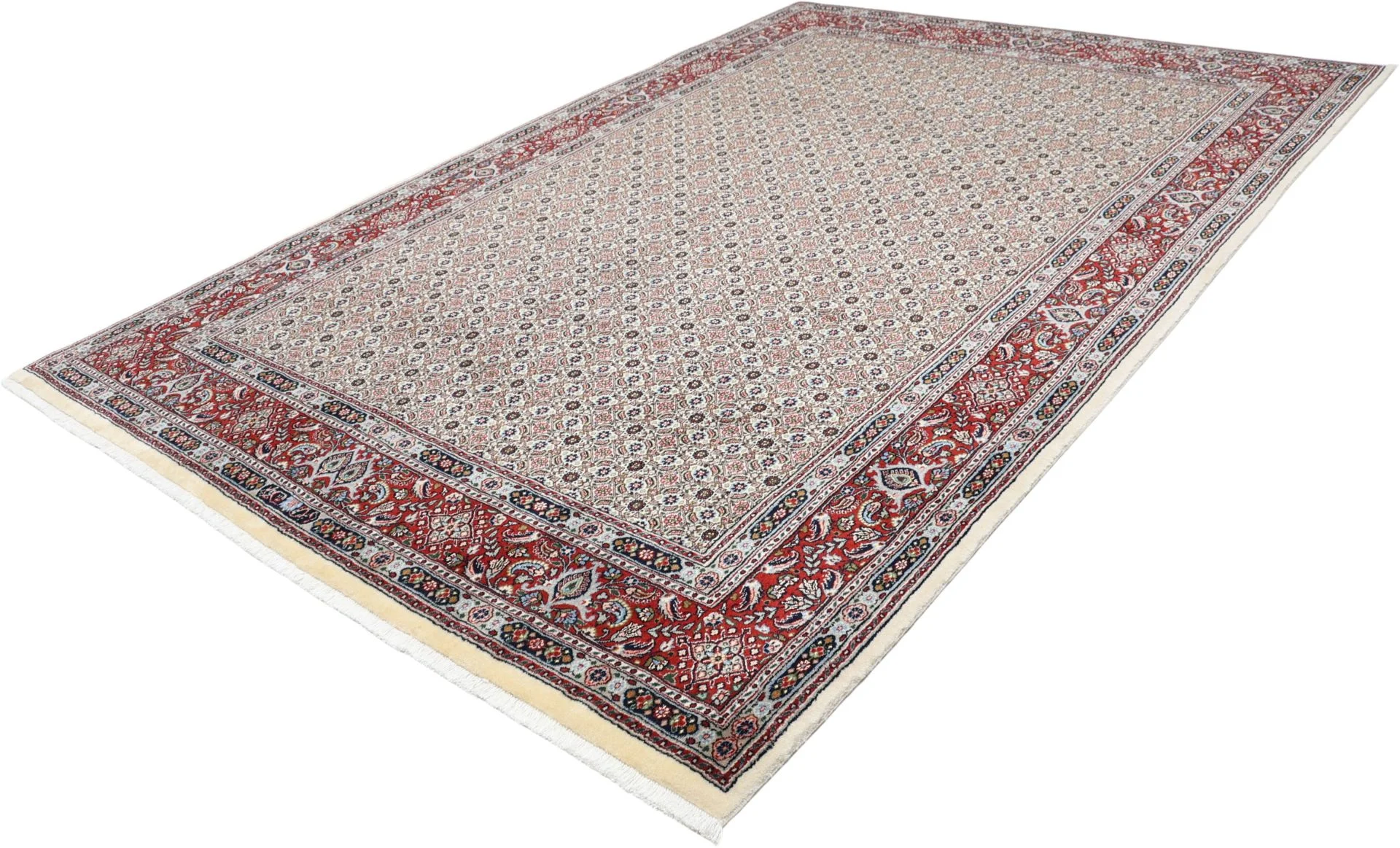 Moud Persian Rug 205 × 300 cm, Wool & Silk, hand-knotted