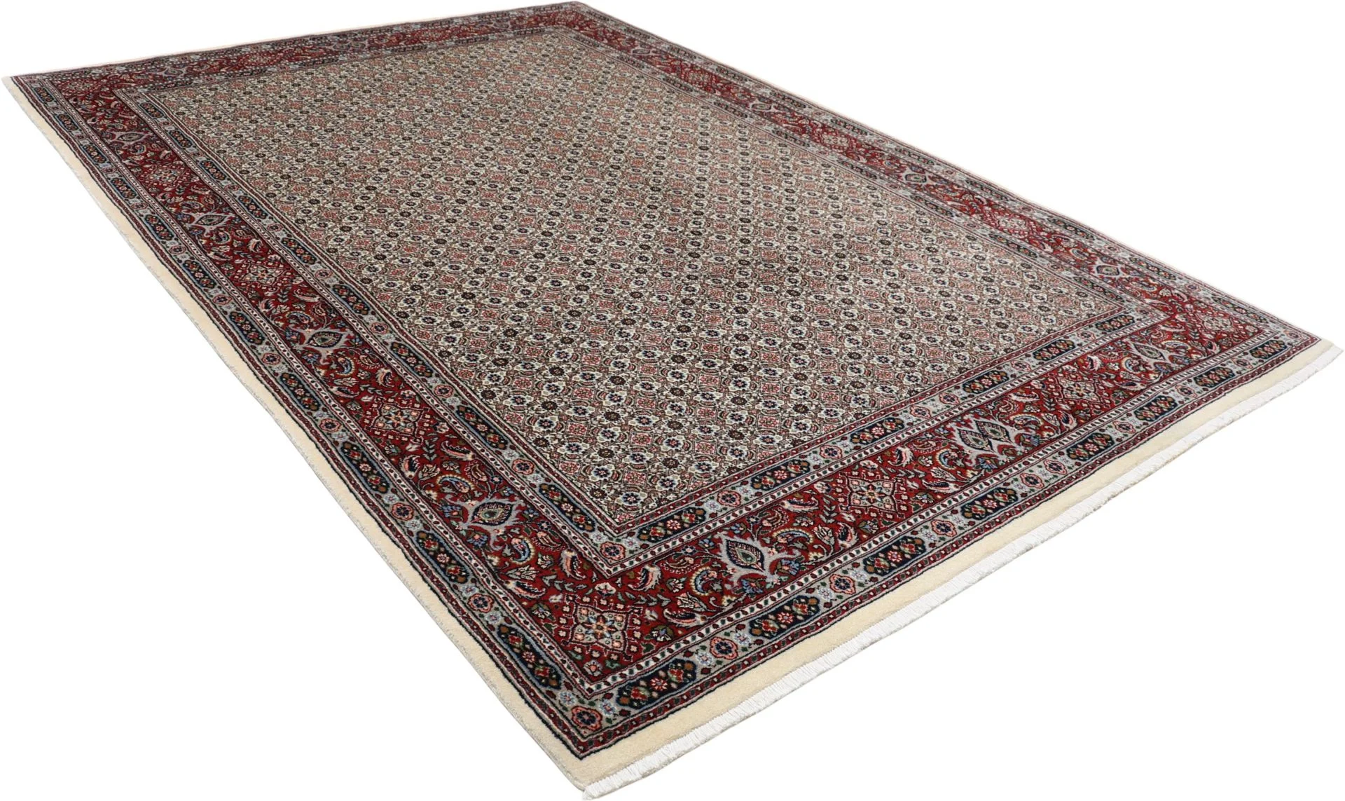 Moud Persian Rug 205 × 300 cm, Wool & Silk, hand-knotted