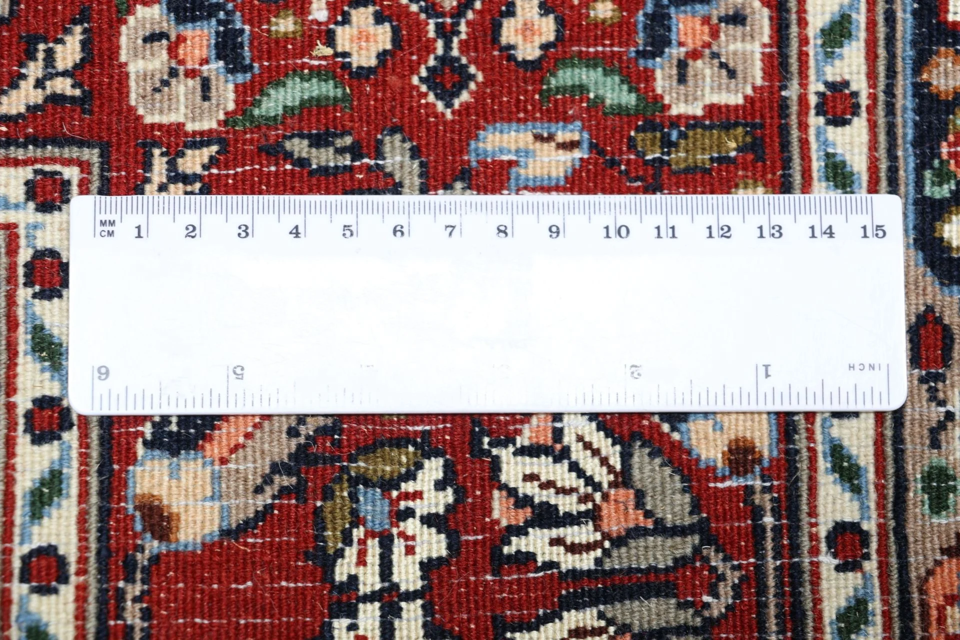 Moud Persian Rug 205 × 300 cm, Wool & Silk, hand-knotted