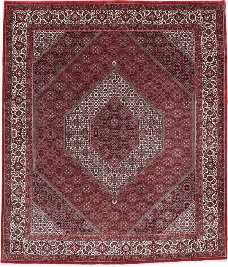 Bijar Persian Rug 255 × 297 cm, Wool & Silk, hand-knotted