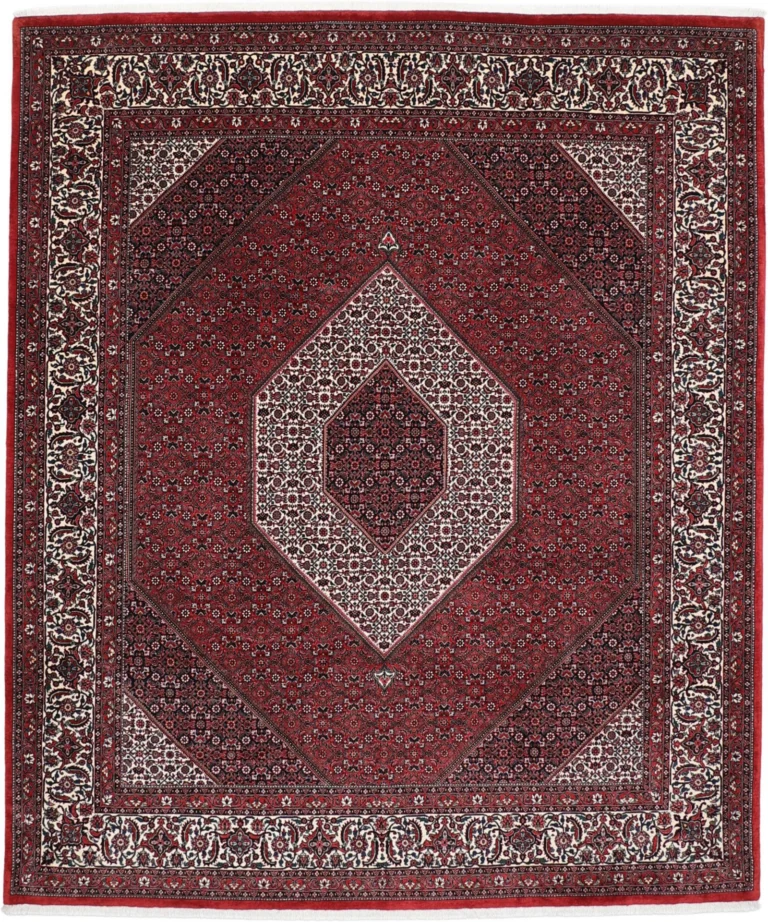 Bijar Persian Rug 255 × 305 cm, Wool & Silk, hand-knotted