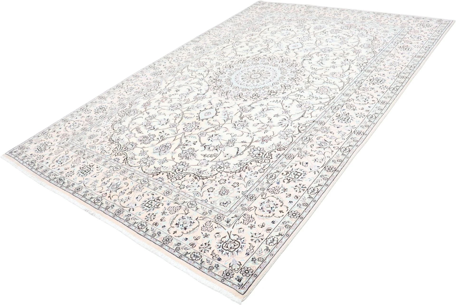 perserteppich-nain-202-x-310-cm-schurwolle-und-seide-handgeknupft-27 Nain Persian Rug — hand-knotted, 202 × 310 cm, Wool & Silk
