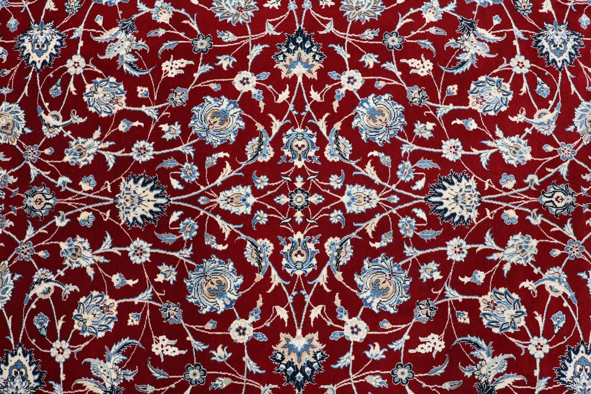 Nain Persian Rug — hand-knotted, 245 × 344 cm, Wool & Silk